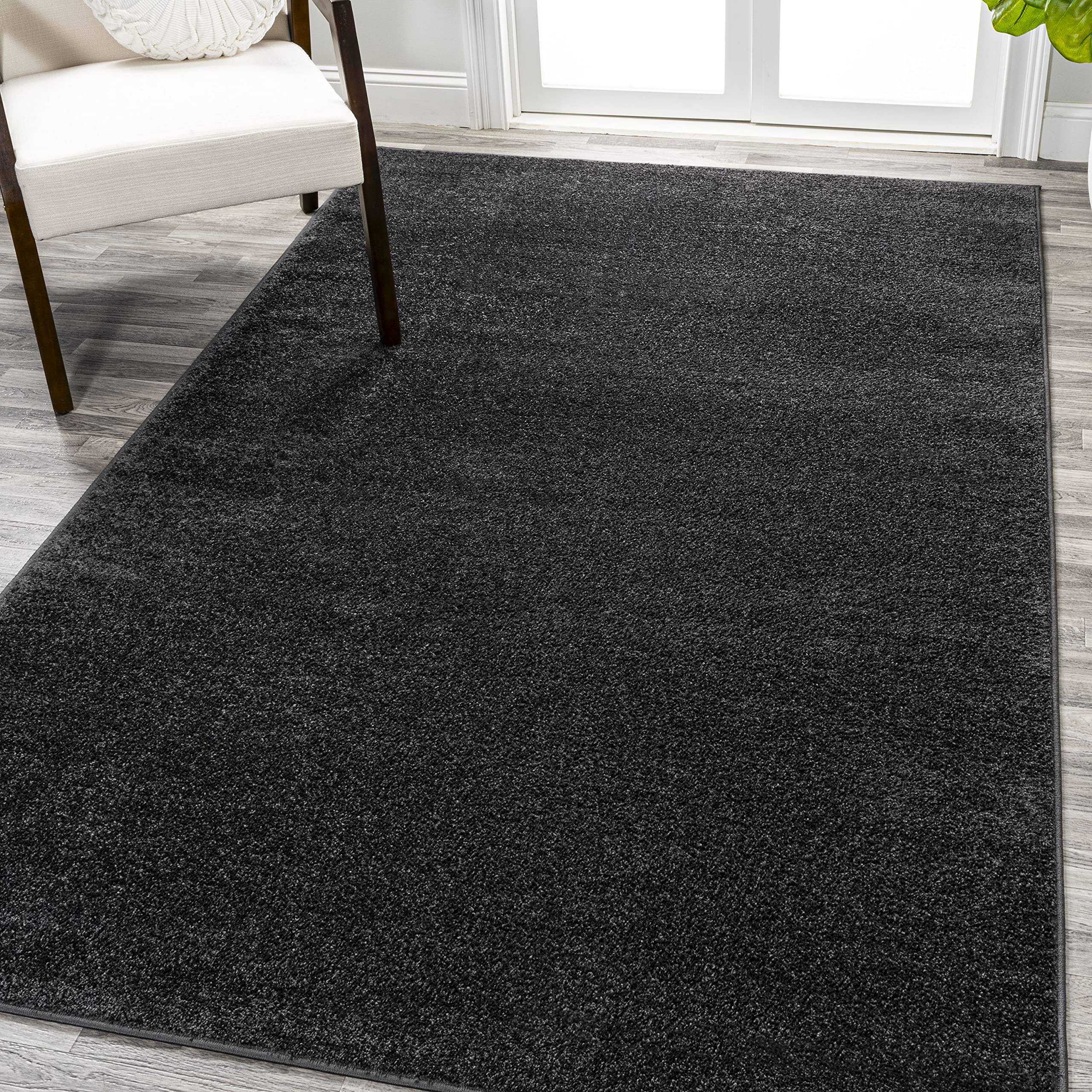 JONATHAN Y SEU100I-3 Haze Solid Low-Pile Indoor Area-Rug Casual Contemporary Solid Traditional Easy-Cleaning Bedroom Kitchen Liv