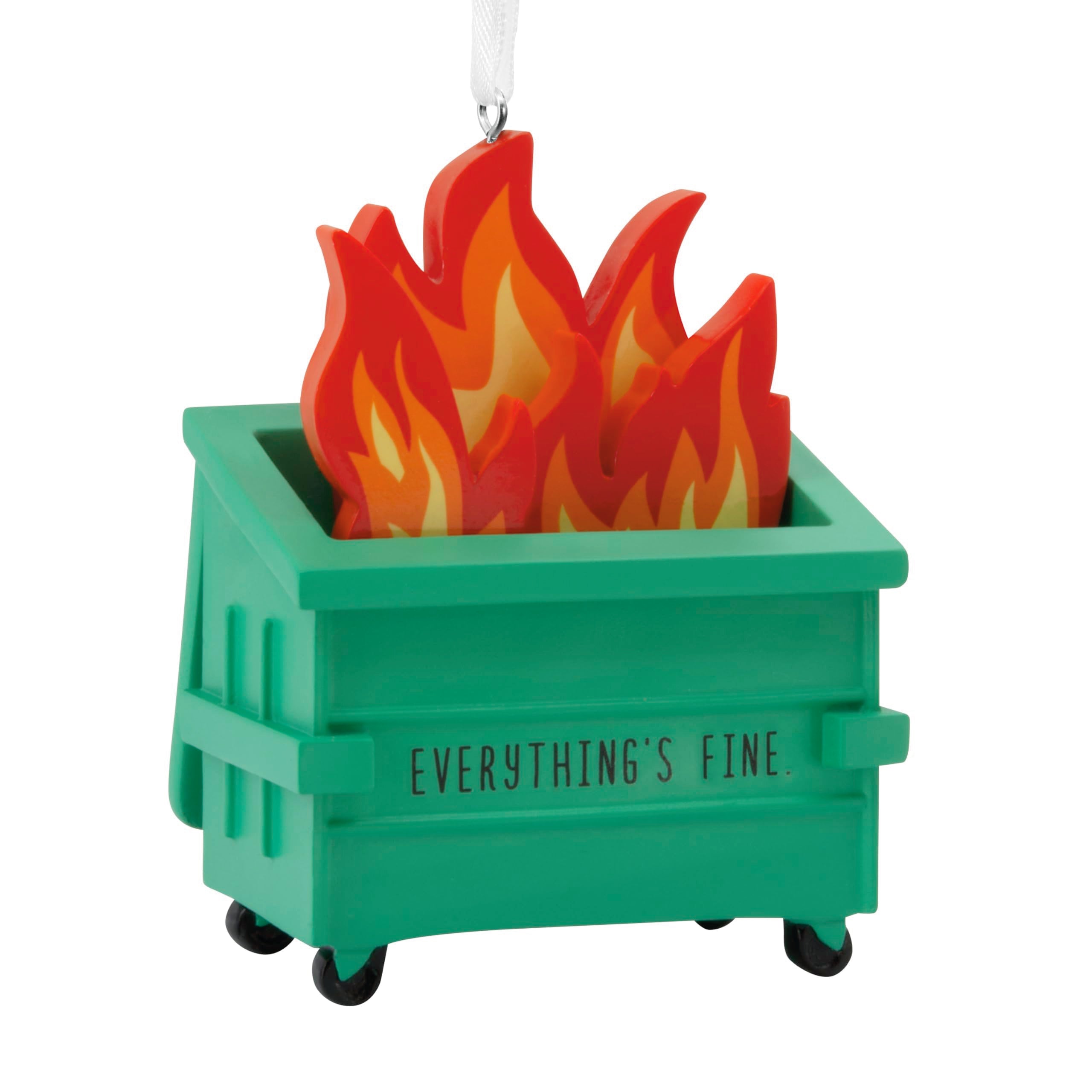 Hallmark Dumpster Fire Christmas Ornament
