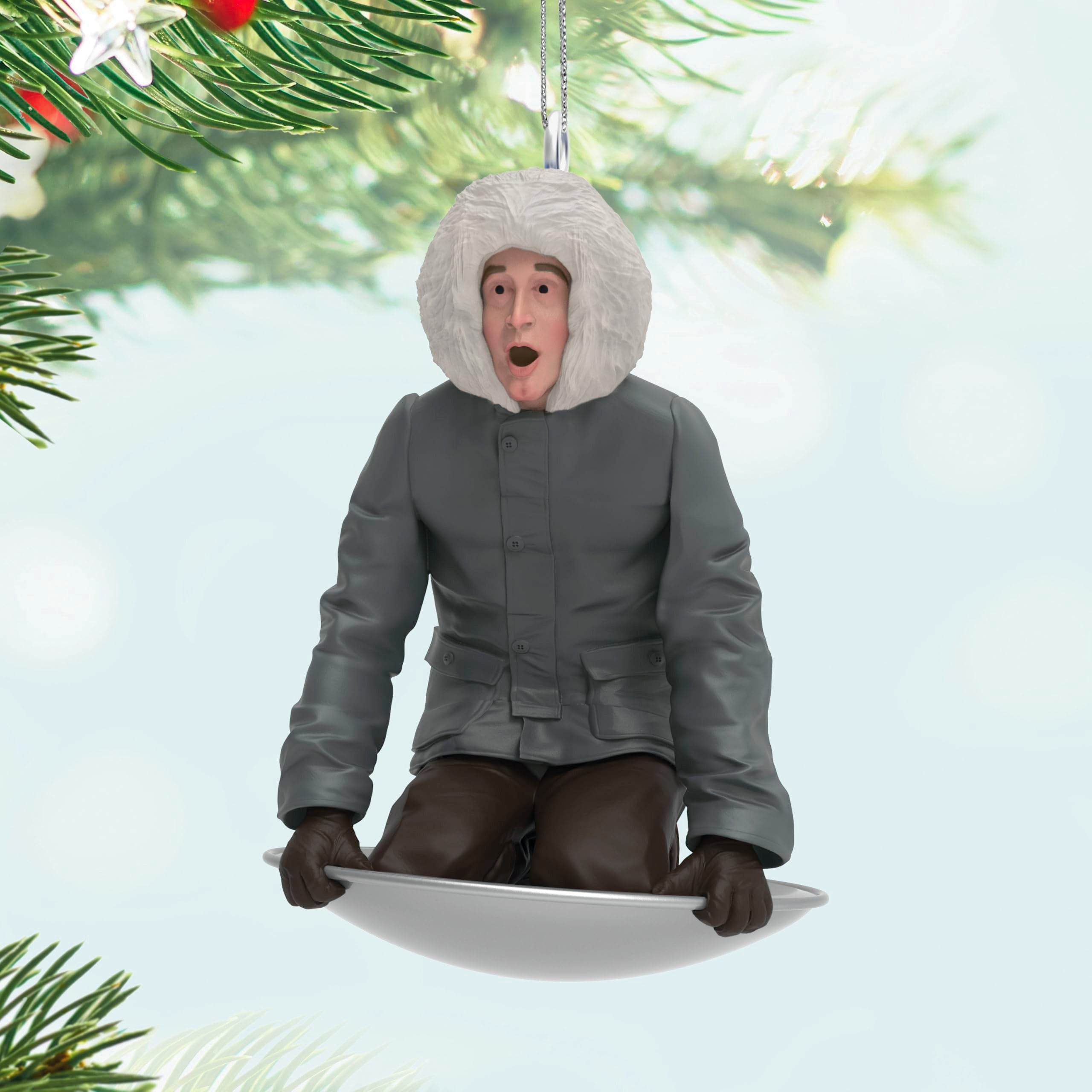Hallmark Keepsake 1.25 Mini Christmas Ornament 2025, National Lampoon s Christmas Vacation Sledding Clark, Christmas Movie Gifts