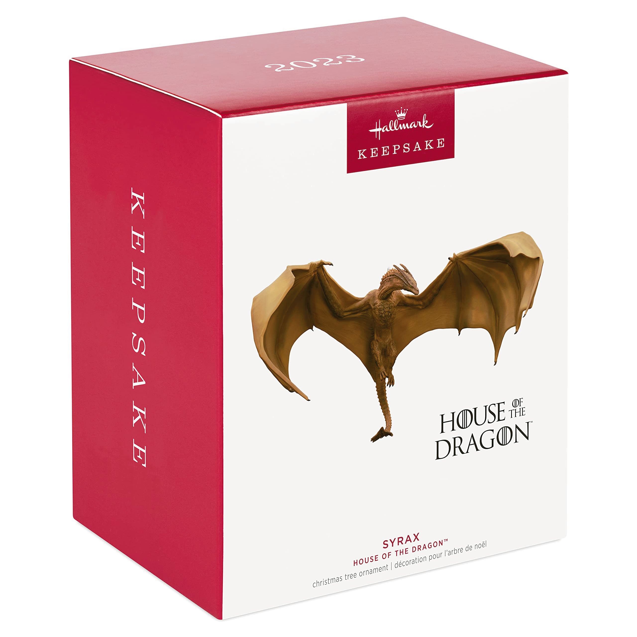 Hallmark Keepsake Christmas Ornament 2023, House of the Dragon Syrax, Game of Thrones Gifts
