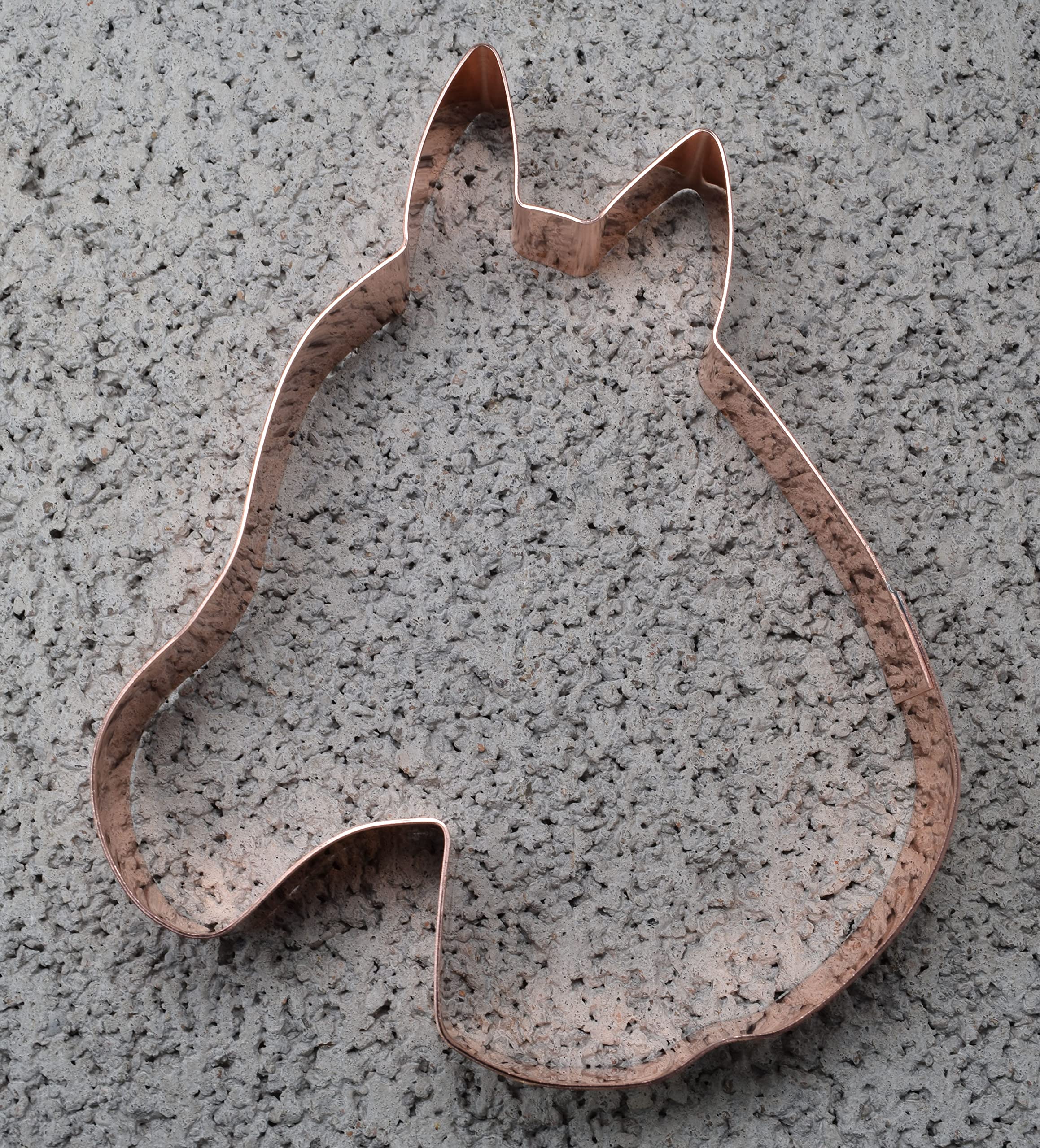 Quarter Horse Head Copper Cookie Cutter