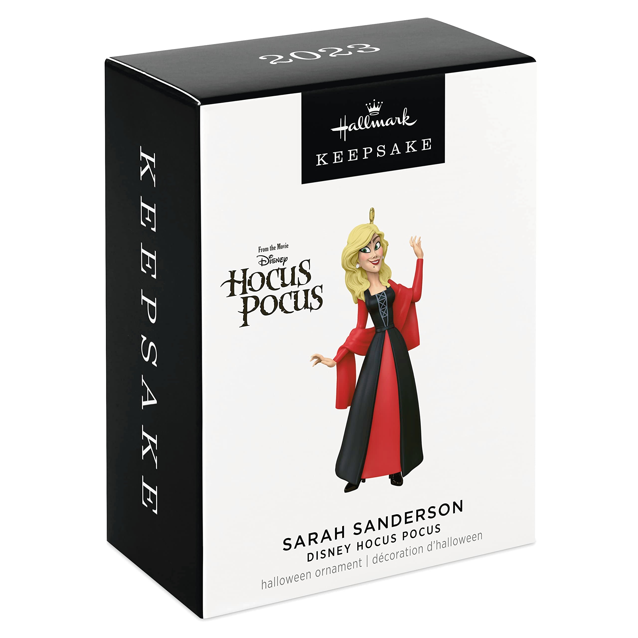 Hallmark Keepsake Halloween Ornament 2023, Disney Hocus Pocus Sarah Sanderson, Tree Ornament for Christmas or Halloween
