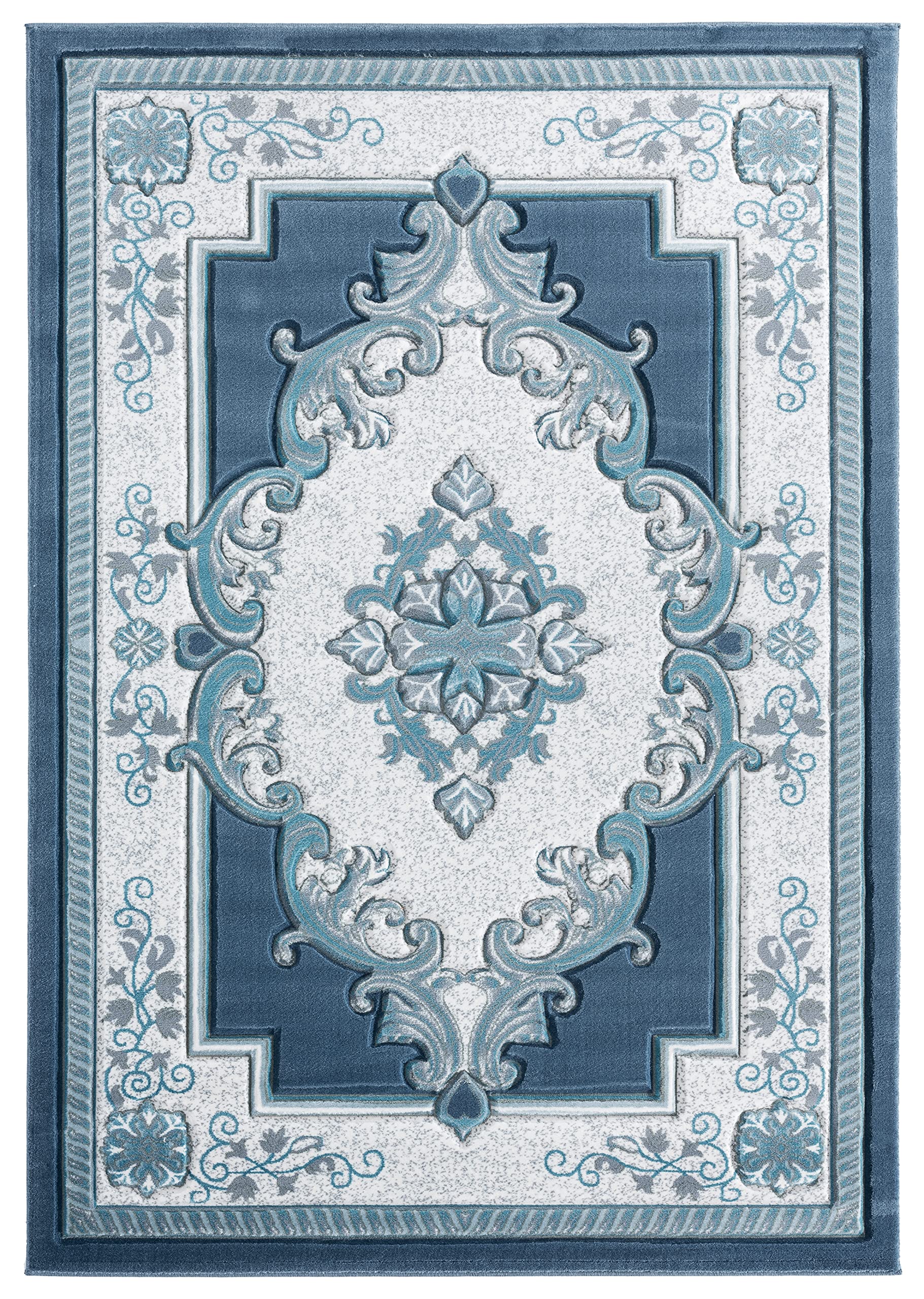 United Weavers of America Bristol Fallon Black Mat Rug, 27 x 42
