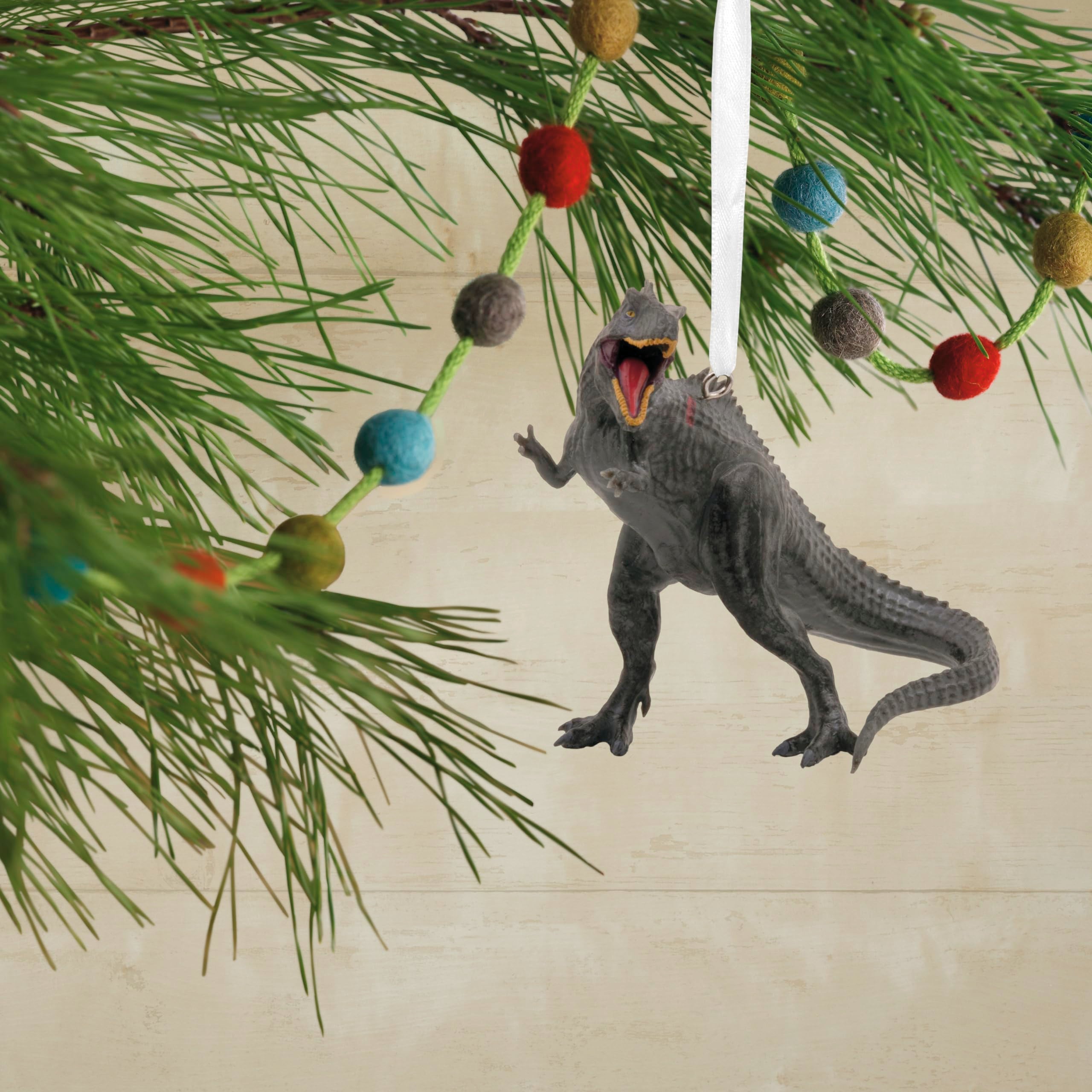 Hallmark Giganotosaurus Christmas Ornament - 2024 Model, Plastic, Jurassic World Theme