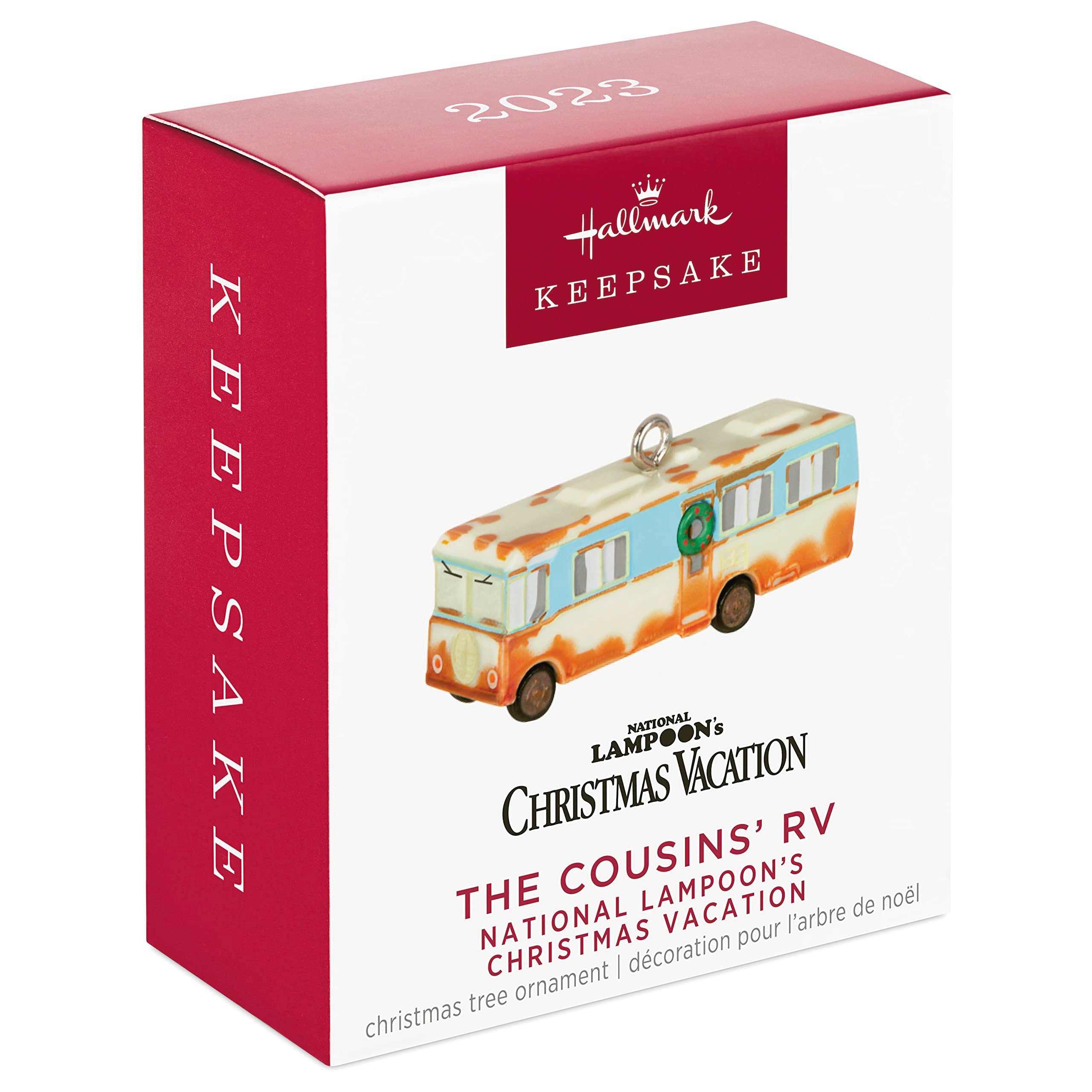 Hallmark Keepsake 0.5 Miniature Christmas Ornament 2023, National Lampoon s Christmas Vacation The Cousins  RV Mini