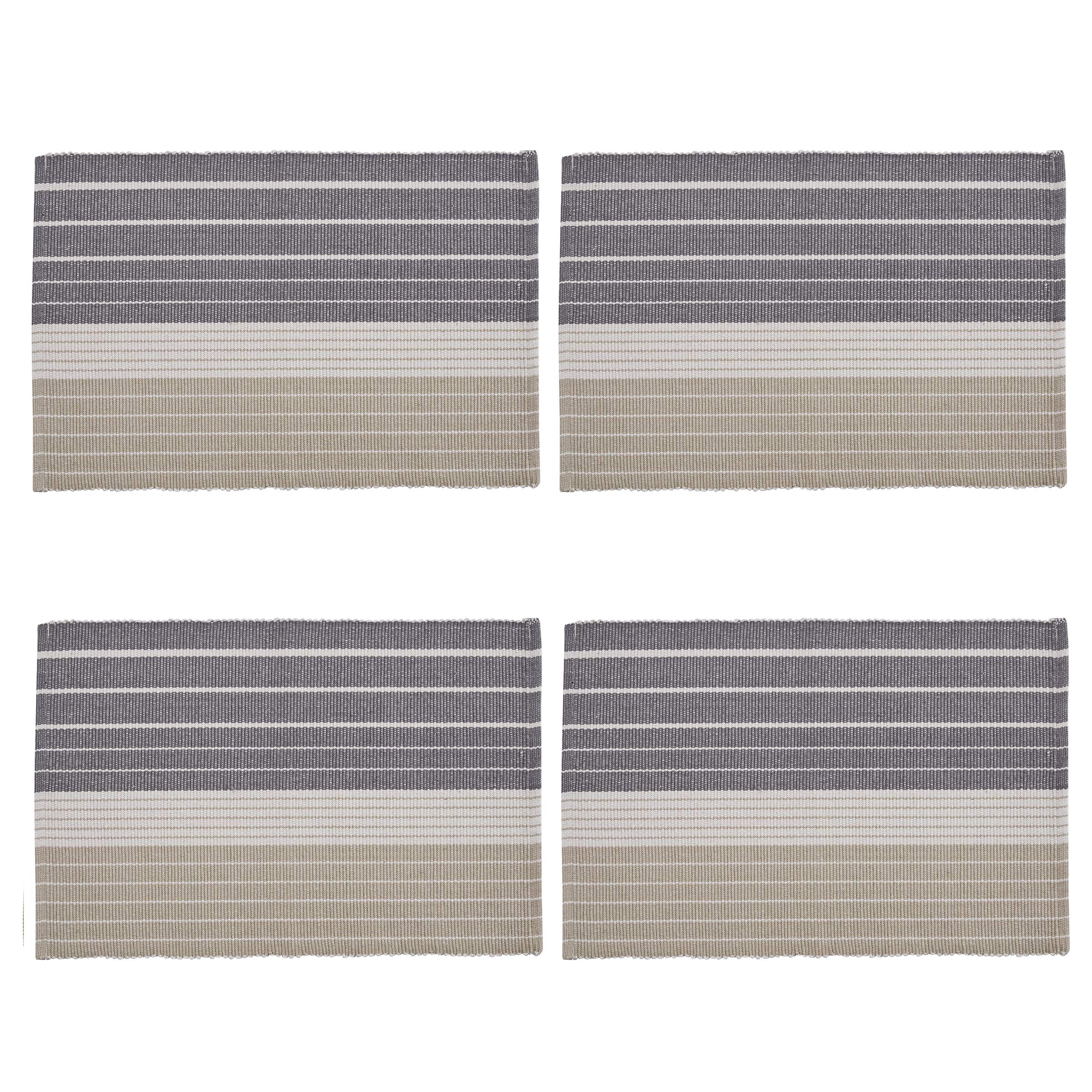Park Designs Graham Grey Placemat Set Of 4