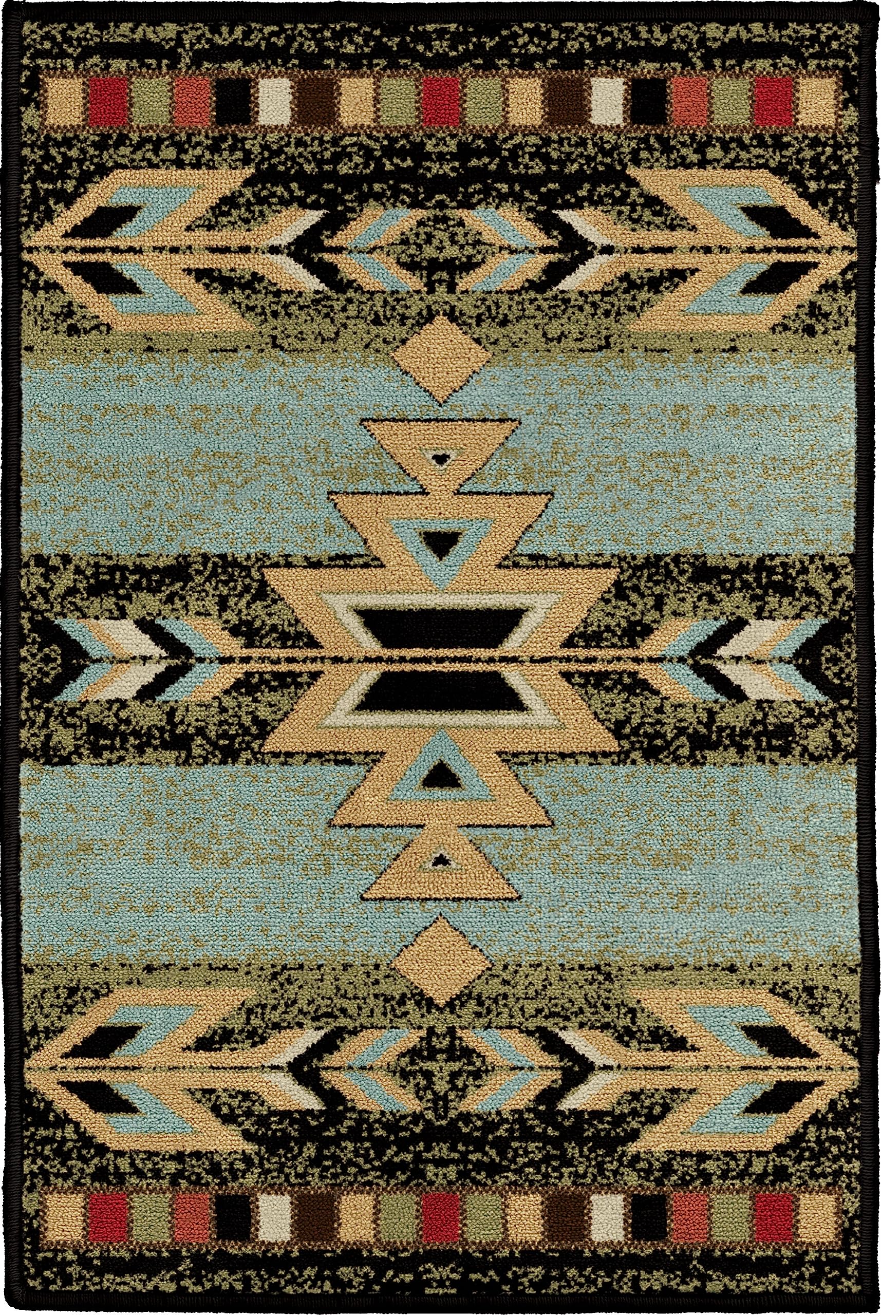 Mayberry Rugs Rio Grande Area Rug, 23x33, Ebony