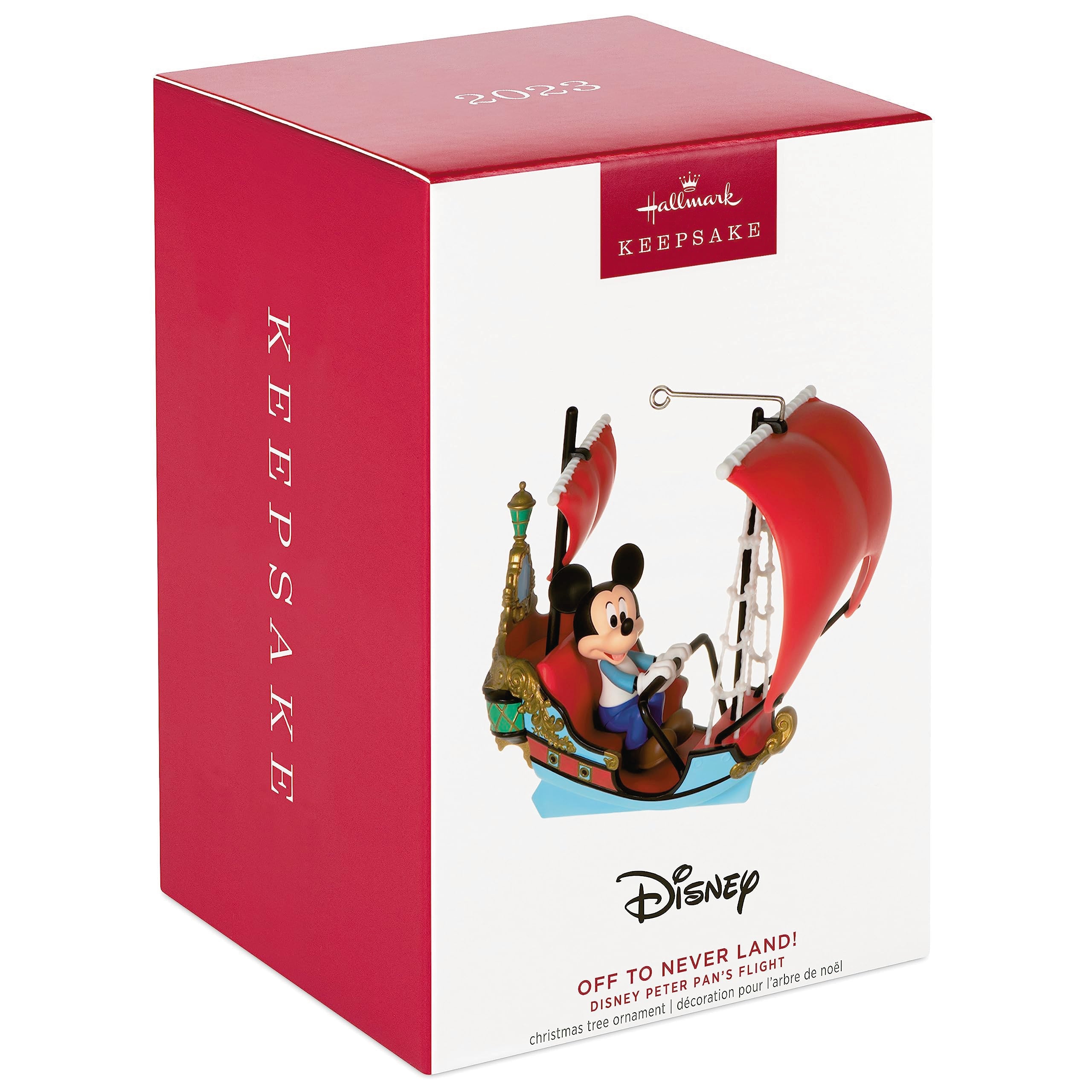 Hallmark Keepsake Christmas Ornament 2023, Disney Peter Pan s Flight Off to Never Land!, Gifts for Disney Fans