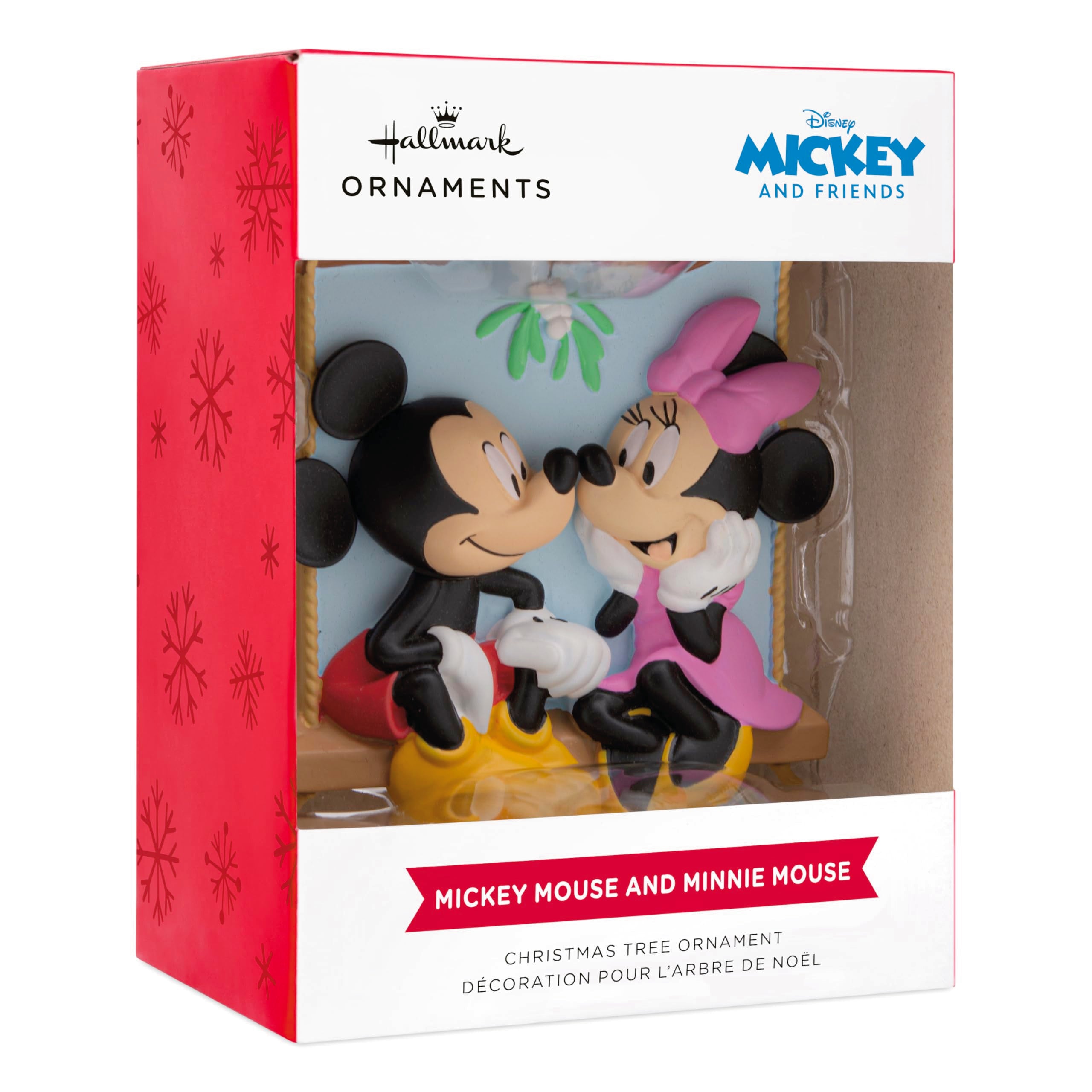 Hallmark Disney Mickey and Minnie on Swing Christmas Ornament