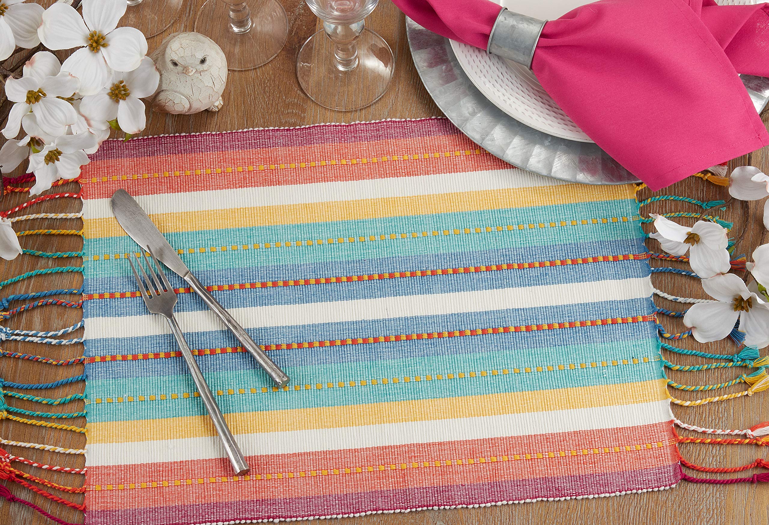 Striped Dobby Placemats (Set Of 4)