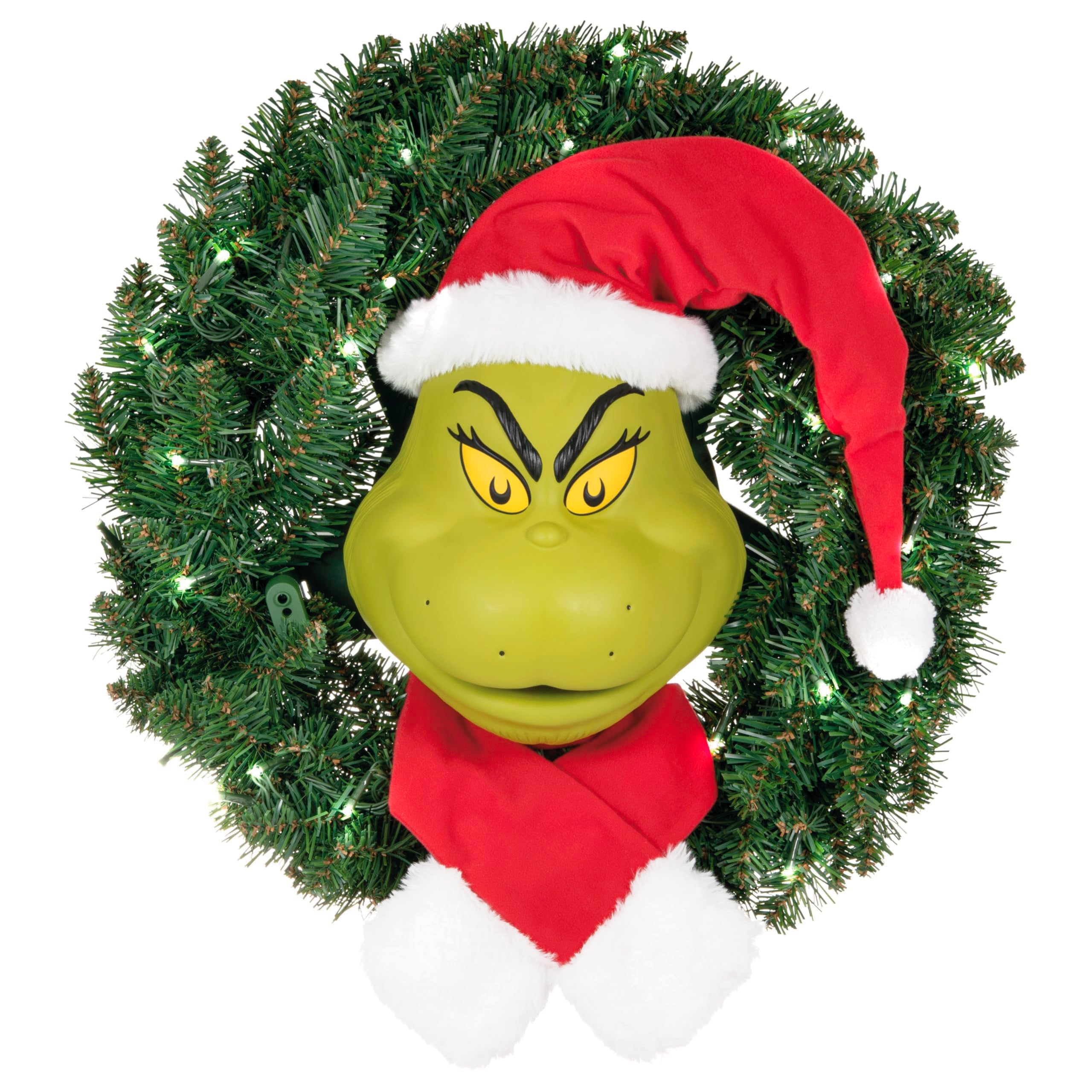 Hallmark Keepsake Grinch Christmas Wreath, Dr. Seuss  How the Grinch Stole Christmas! Grinch With Light, Sound and Motion, Chris