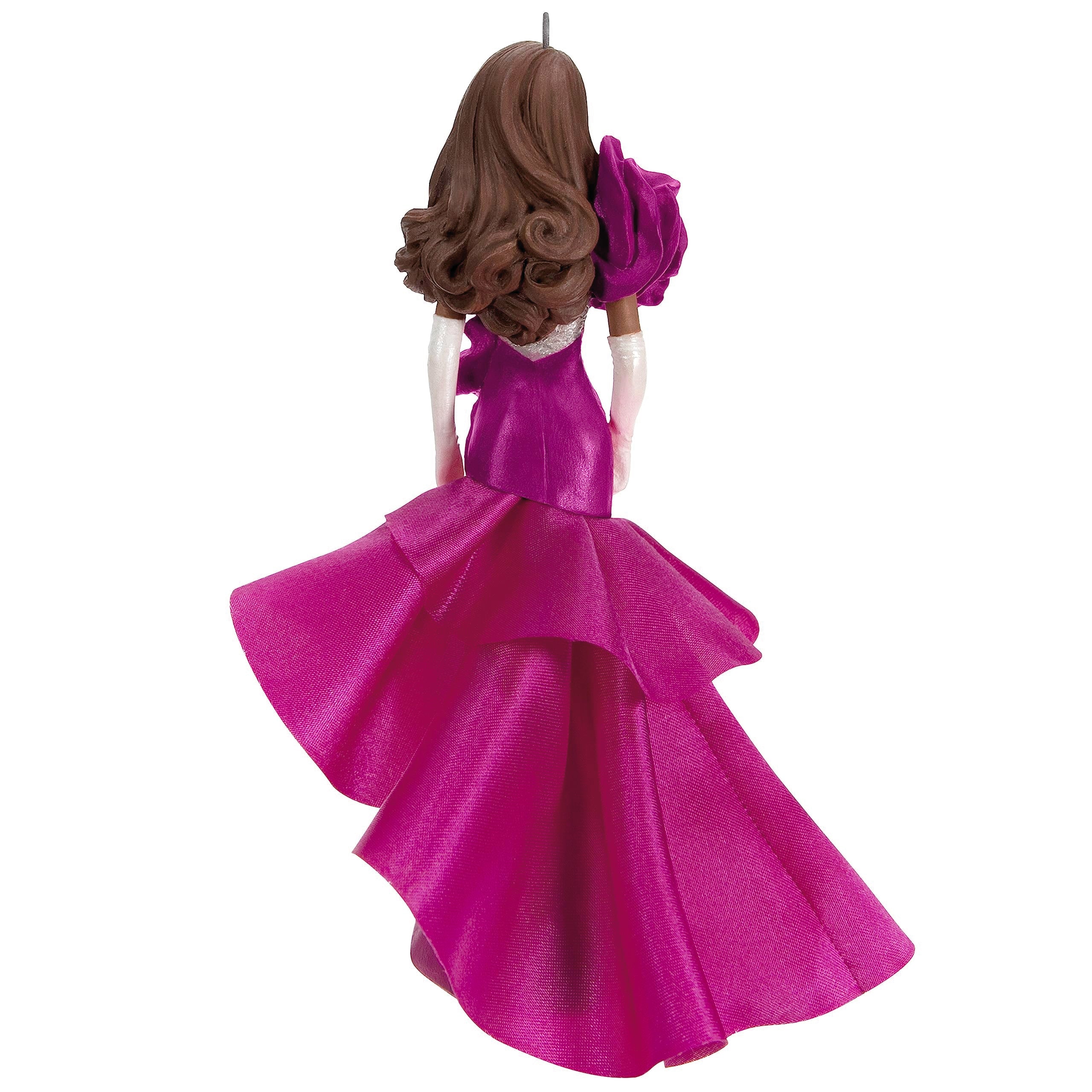 Hallmark Keepsake Christmas Ornament 2023, Barbie Pink Collection, 2023 Porcelain and Fabric Ornament, Gifts for Her