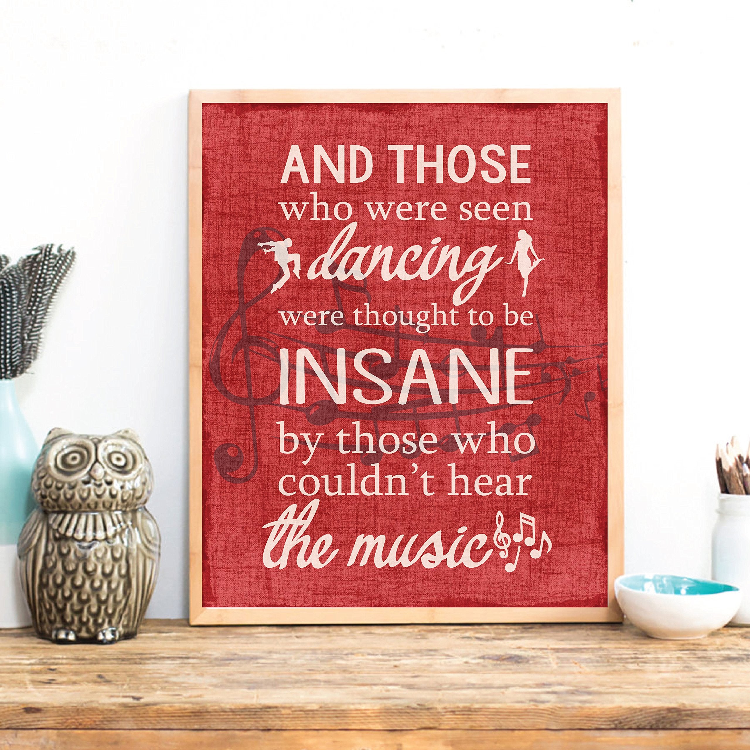 Children Inspire Design Inspirational Wall Art, Motivational Posters, Home Decor, Friedrich Nietzsche Quote, Those Who Were Seen