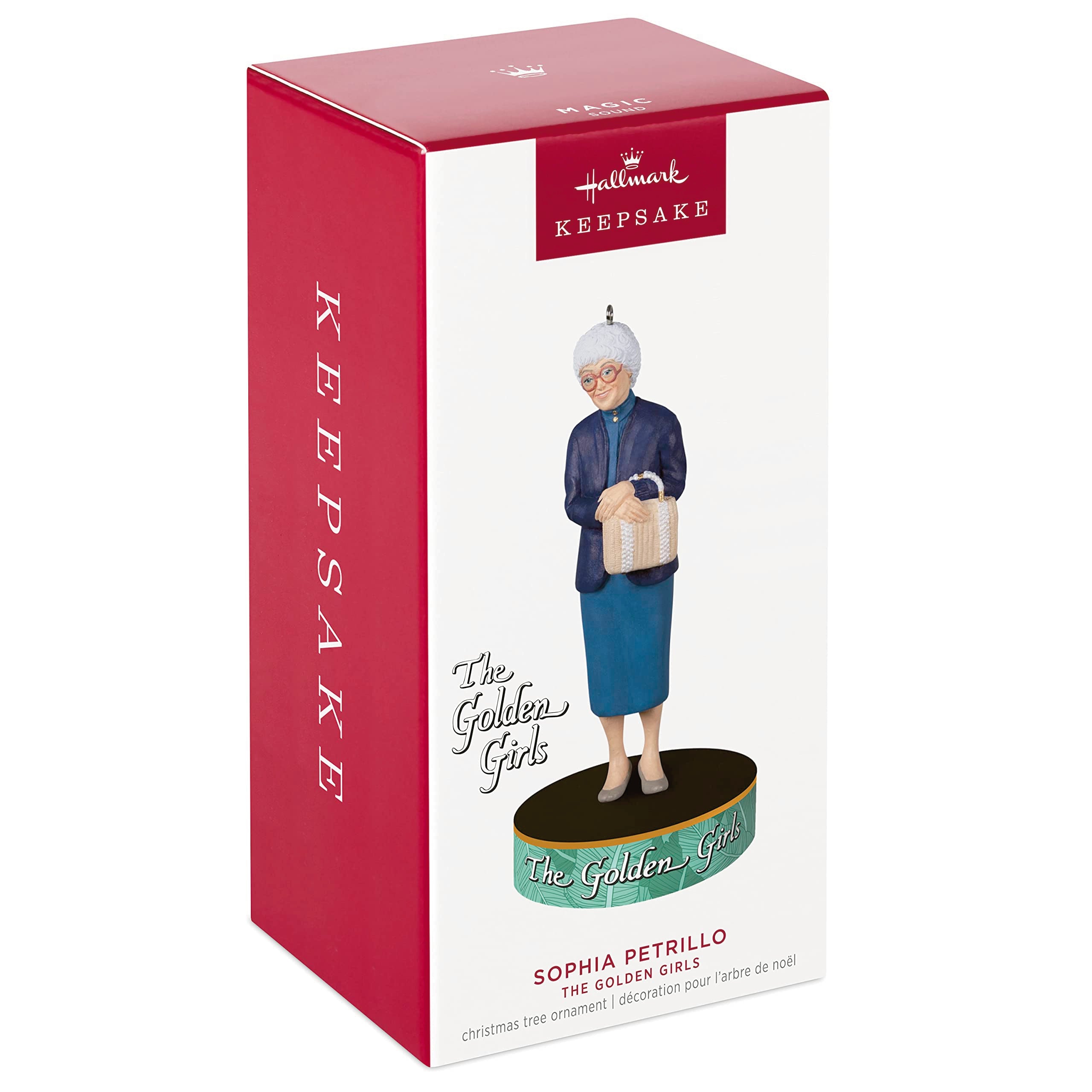 Hallmark Keepsake Christmas Ornament, The Golden Girls Sophia Petrillo Ornament With Sound, TV Show Gifts