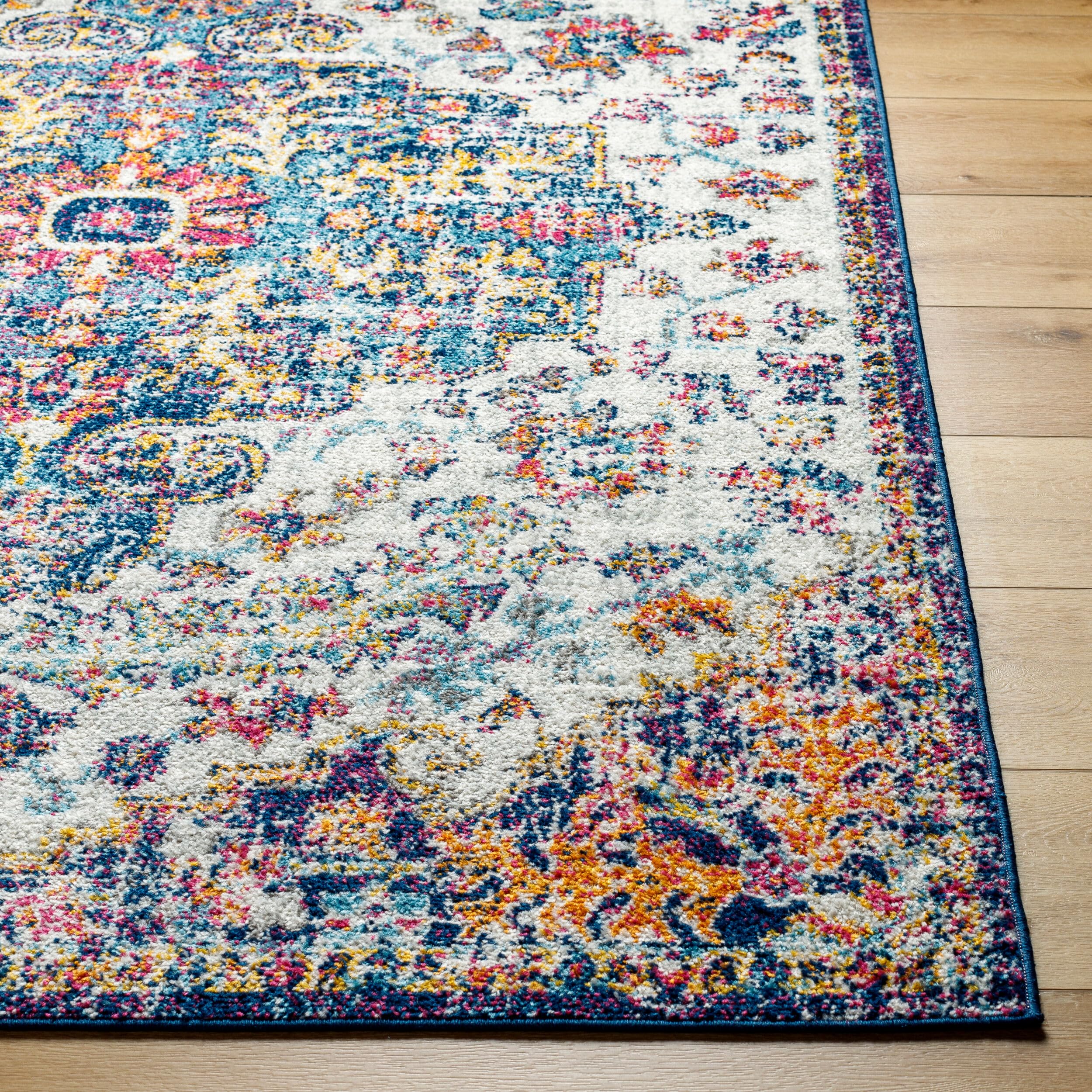 Livabliss Odelia Vintage Bohemian Runner Area Rug,27 x 73,Purple/Grey