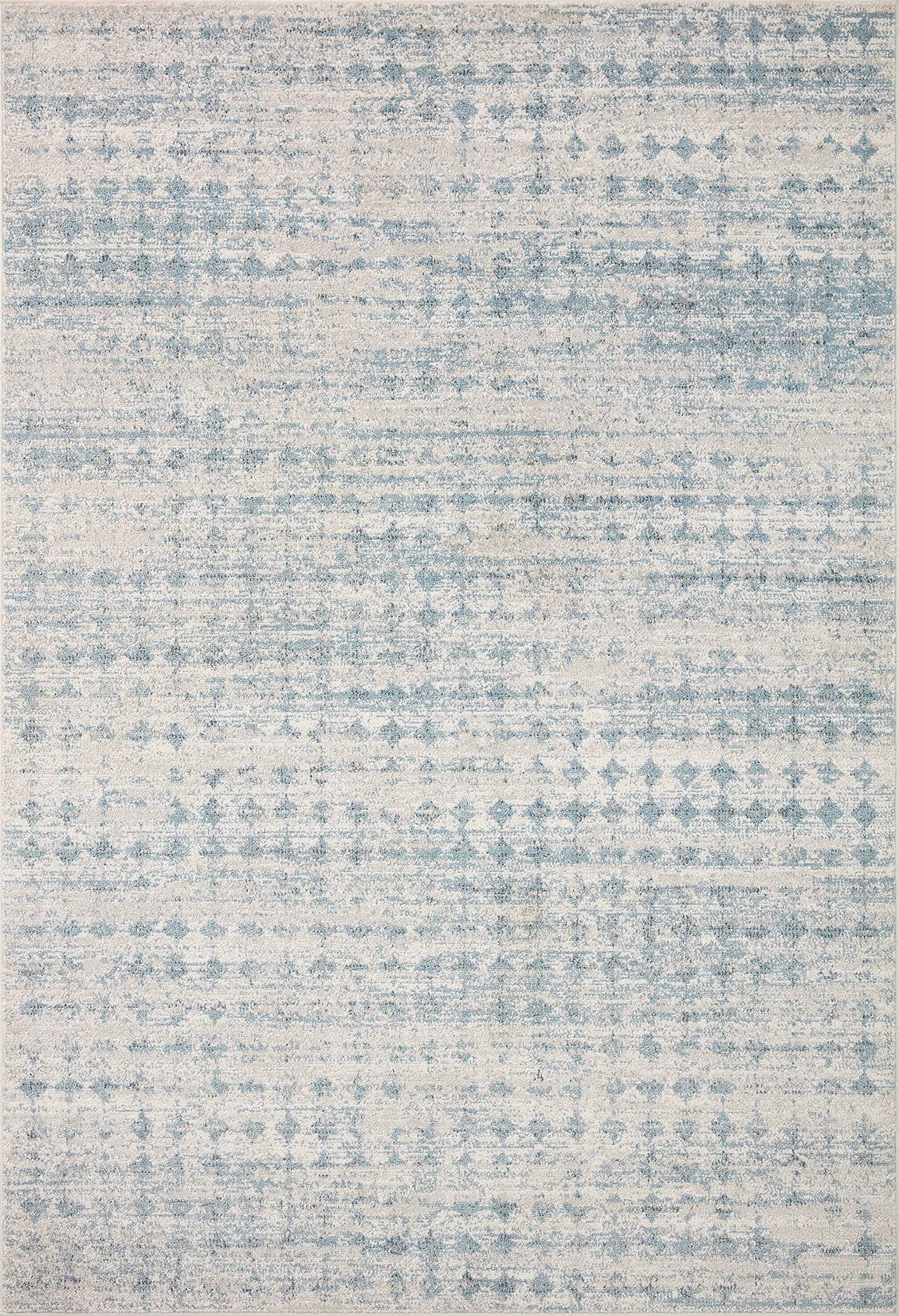 Loloi Kamala Collection KAM-04 Sky/Dove 11-2 x 15-7 Area Rug