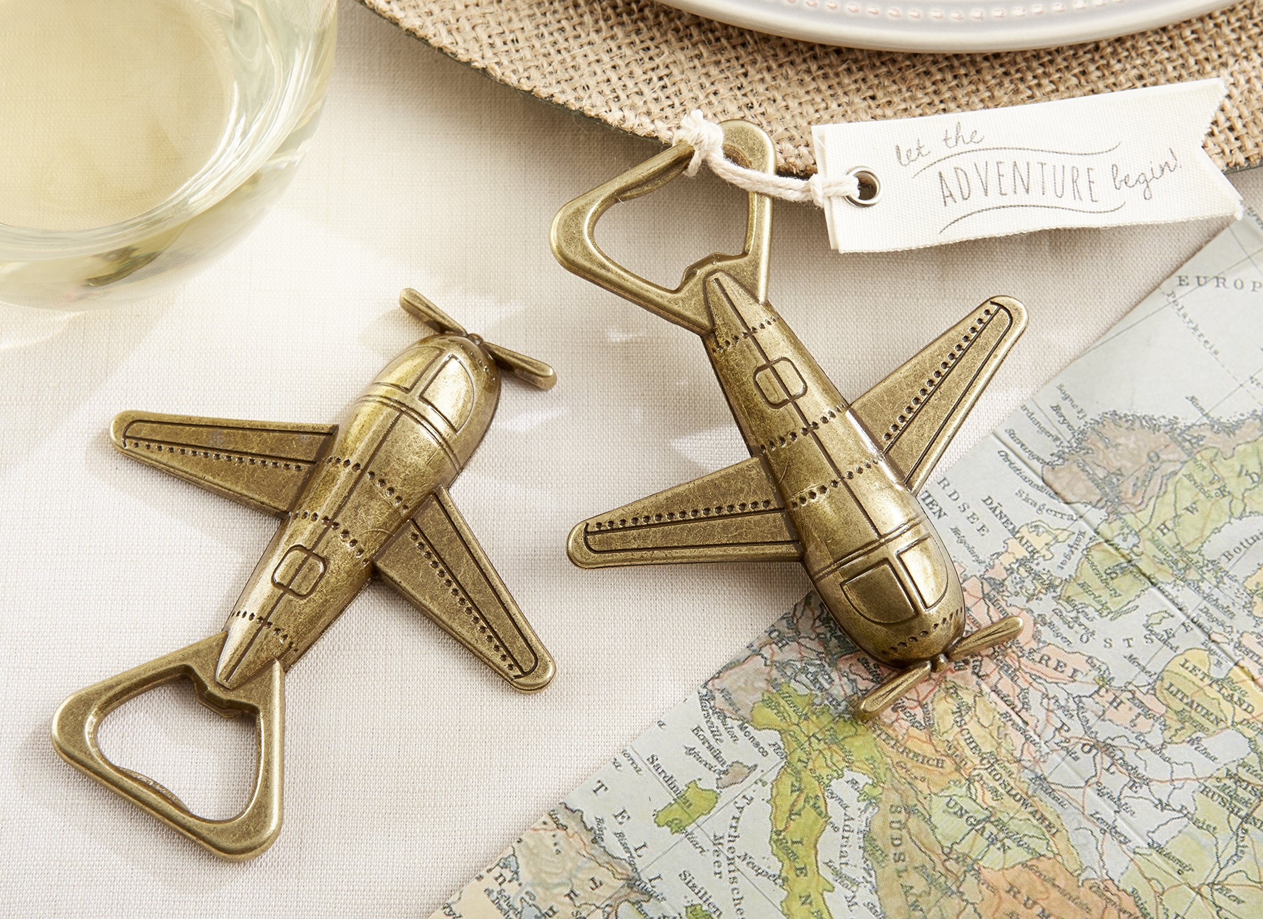 Kate Aspen Let The Adventure Begin Bottle Opener  single  Bronze