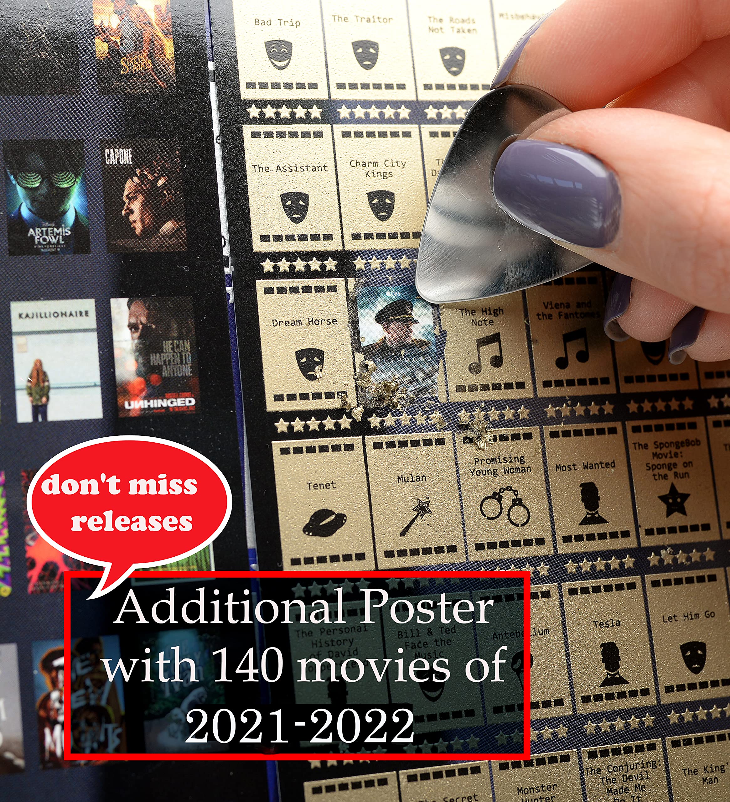 Mymap 300 Films Scratch Off Movie Poster Bucket List Movies Poster Scratch Cinema Poster Xx Century Motivation Poster For Cinema