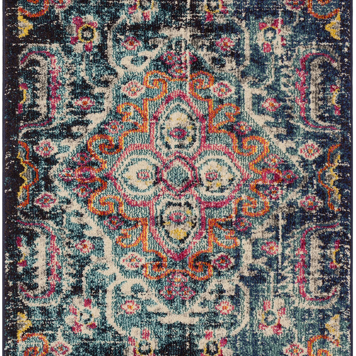 Monaco Collection Rugs Safavieh Monaco Collection Accent Rug - 3 X 5, Blue & Fuchsia, Medalli ...