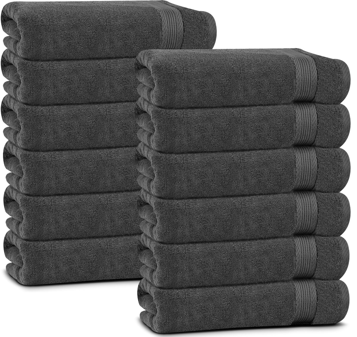 Linteum Textile Supply Premium Hair Towels 100% Ring Spun Cotton Towel for Women, Men, Kids | 20x40 inches Quick Dry Towels for