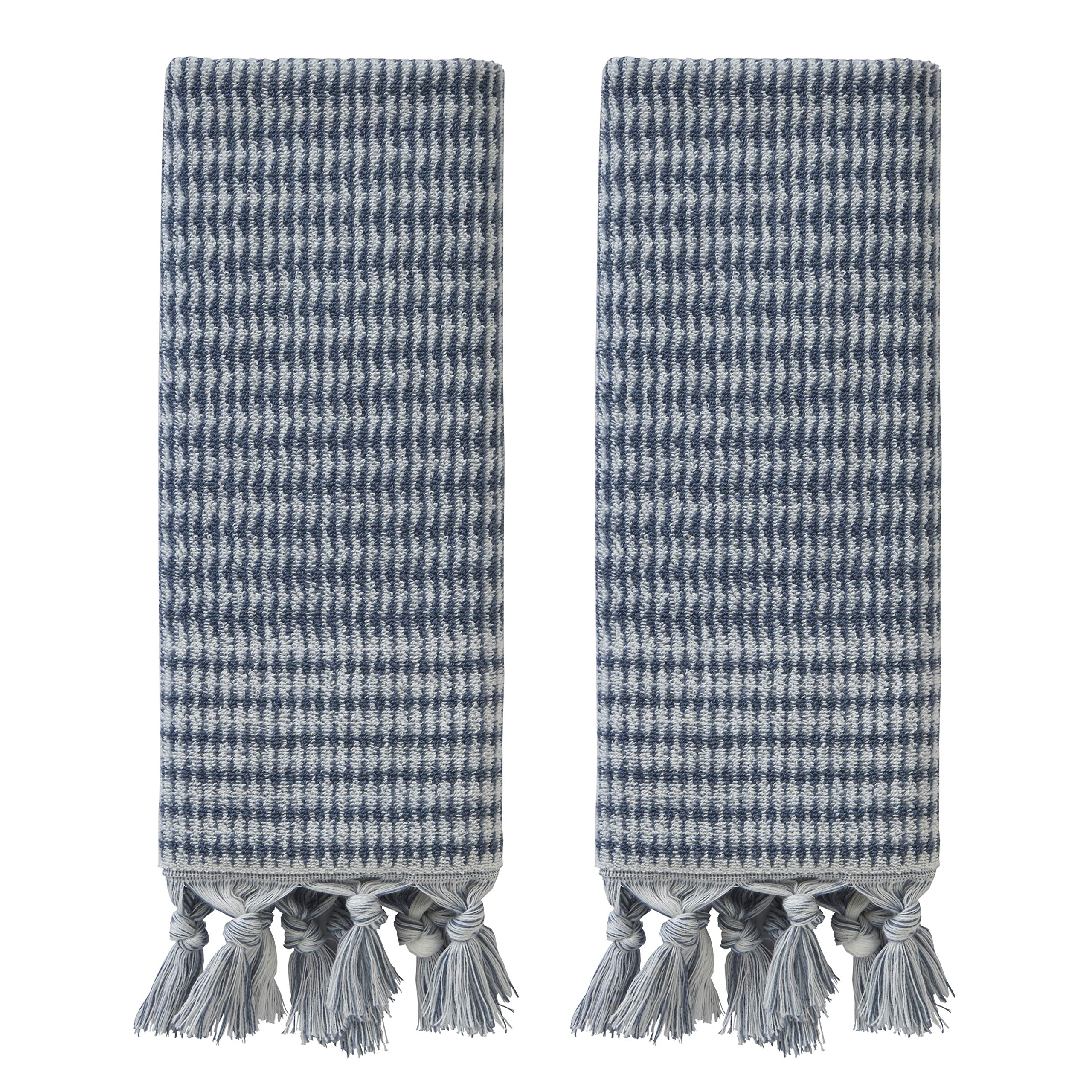 Skl Home By Saturday Knight Ltd. Longborough Hand Towel (2-Pack),Denim Blue, 16X26