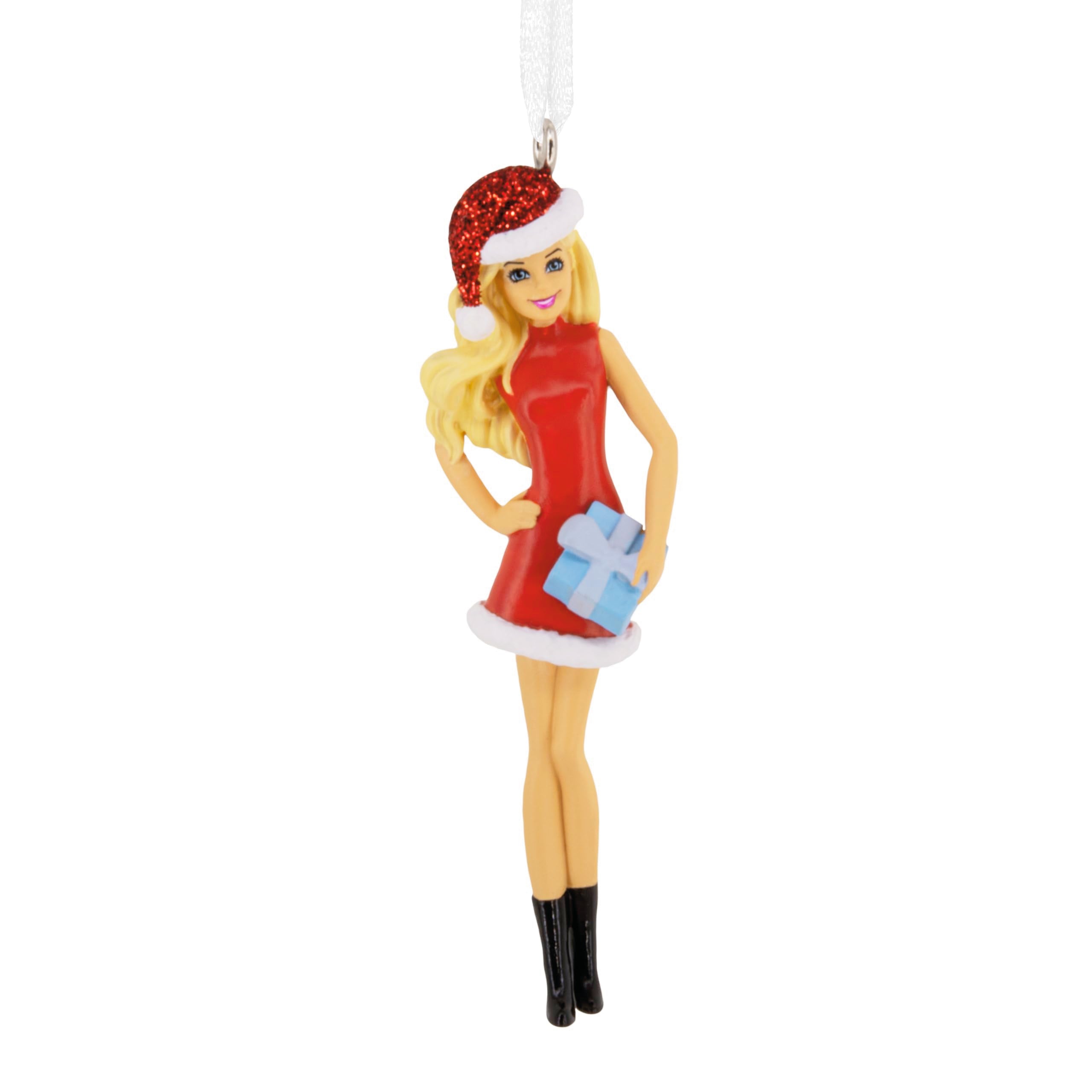 Hallmark Barbie Santa Christmas Ornament, Gifts for Barbie Fans