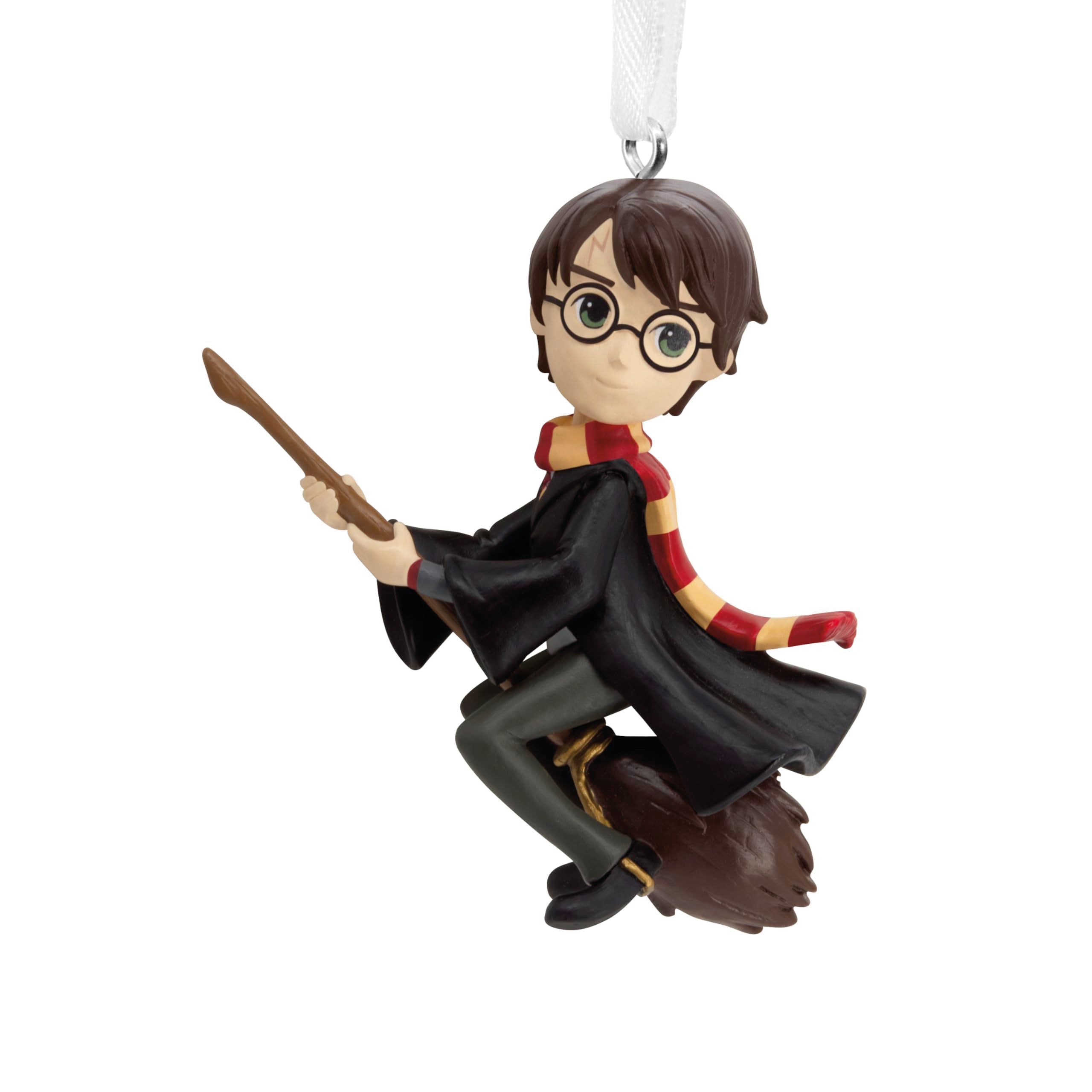 Hallmark Harry Potter on Broom Stylized Christmas Ornament, Gifts for Harry Potter Fans