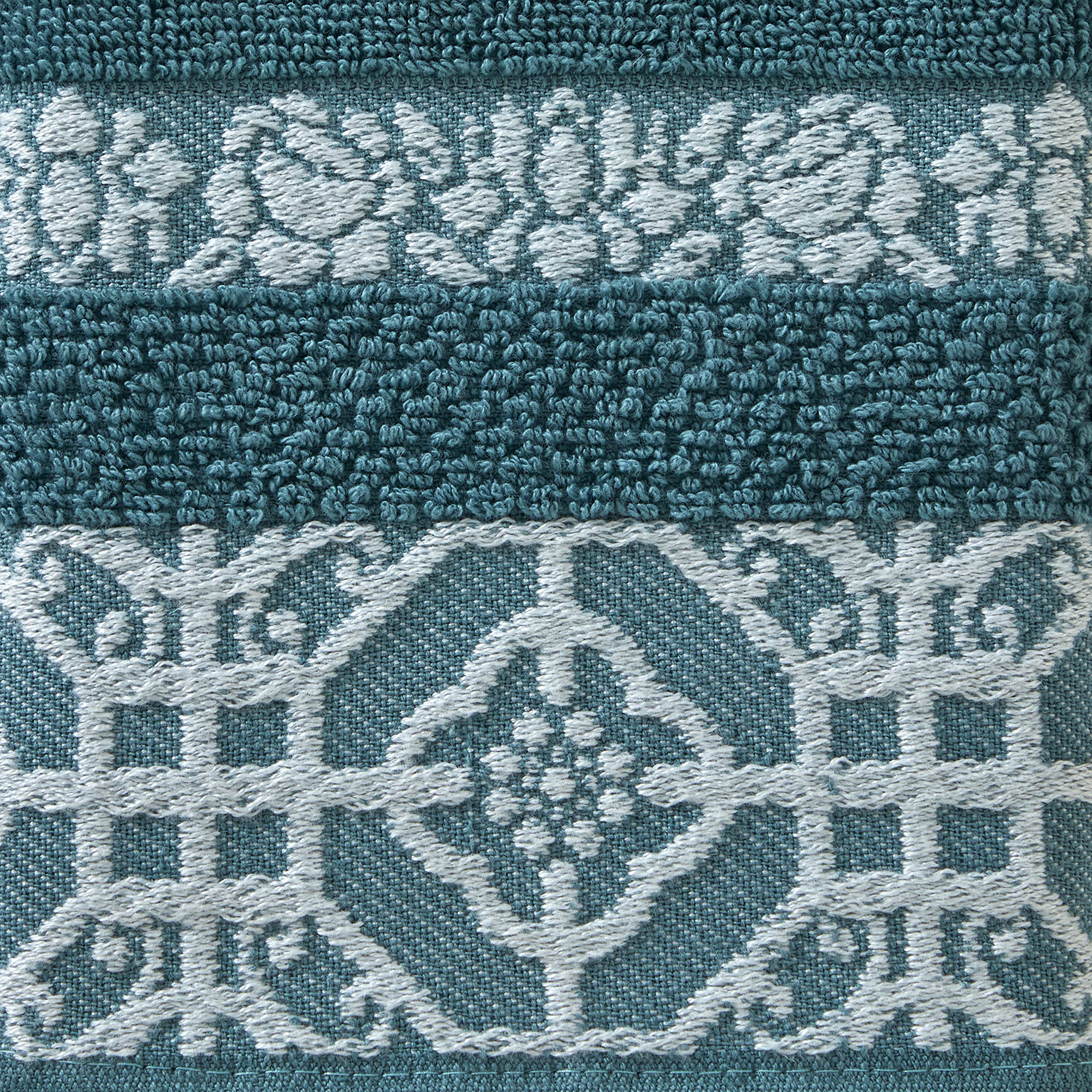 Skl Home Vern Yip Floral Lanterns Hand Towel (2-Pack), Teal