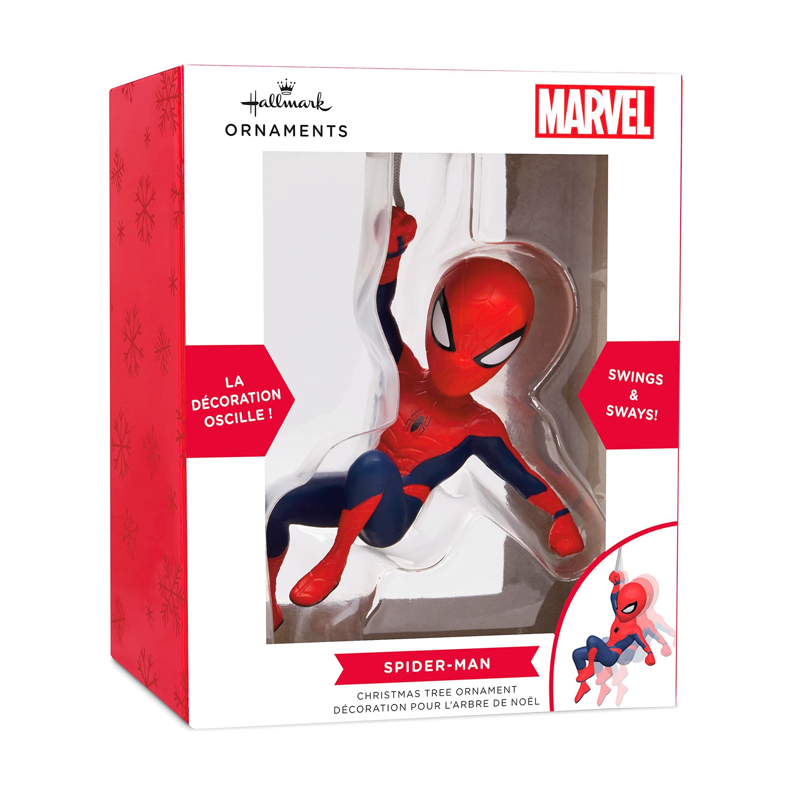 Hallmark Swinging Spider-Man Christmas Ornament