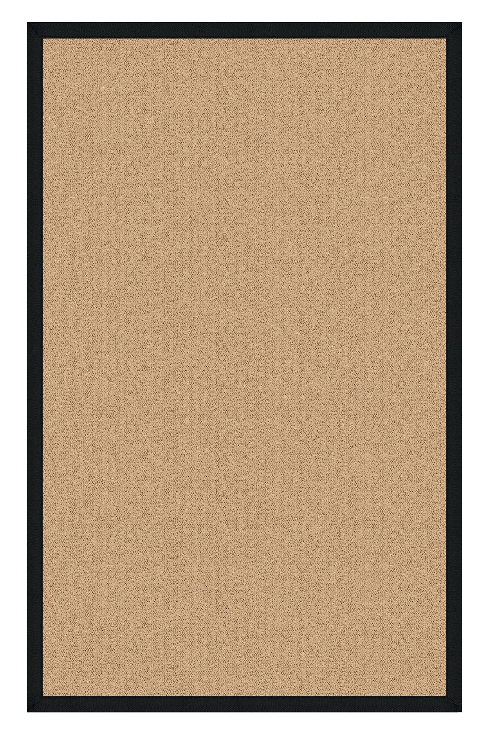 Athena Sisal & Black 8x11, Rug