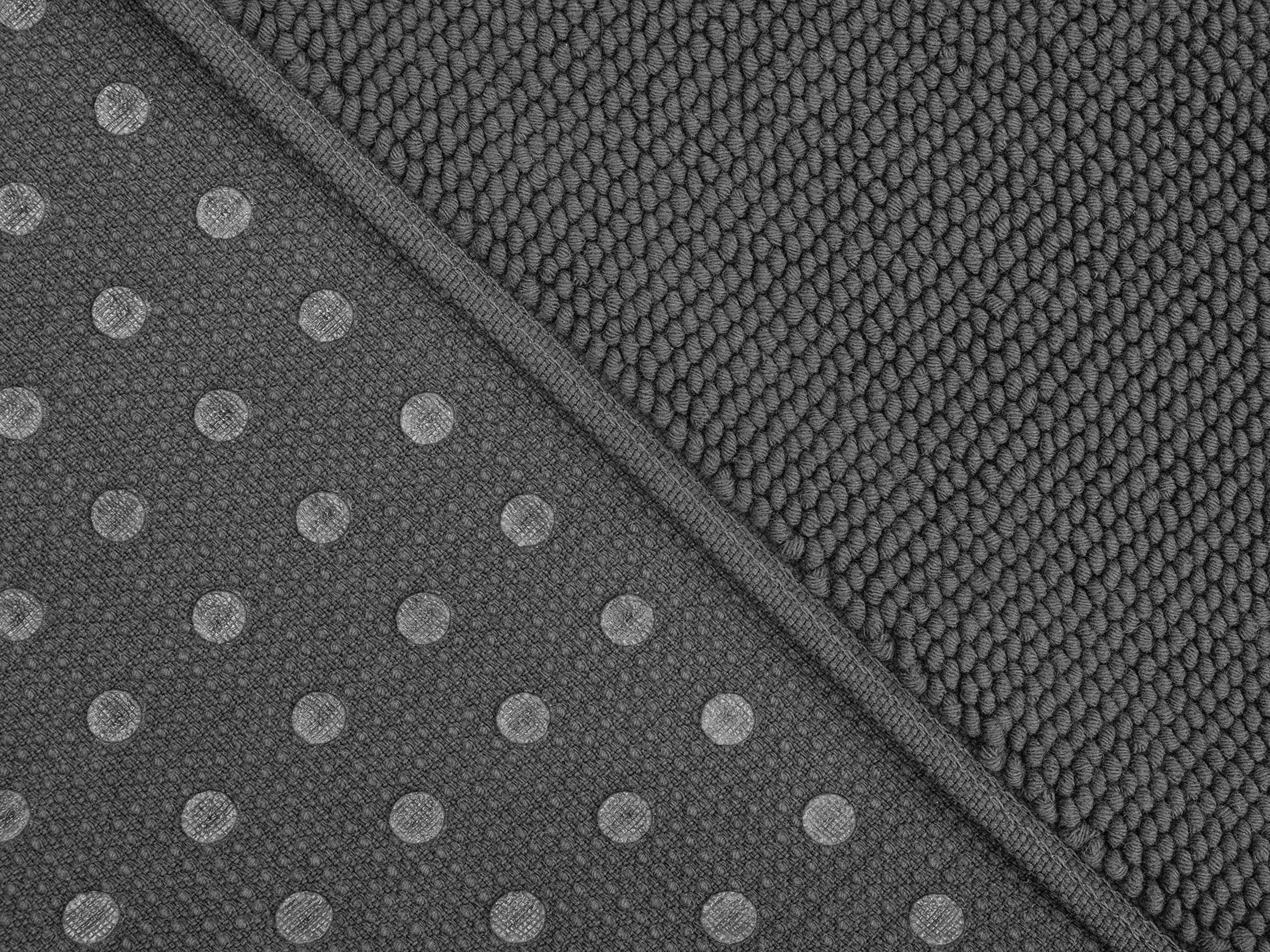 Cotton Paradise Bath Rug for Bathroom  17x24 inch 100% Cotton Non Slip Bath Mat Rug  Soft Absorbent Machine Washable  Dark Gray Bath Rug