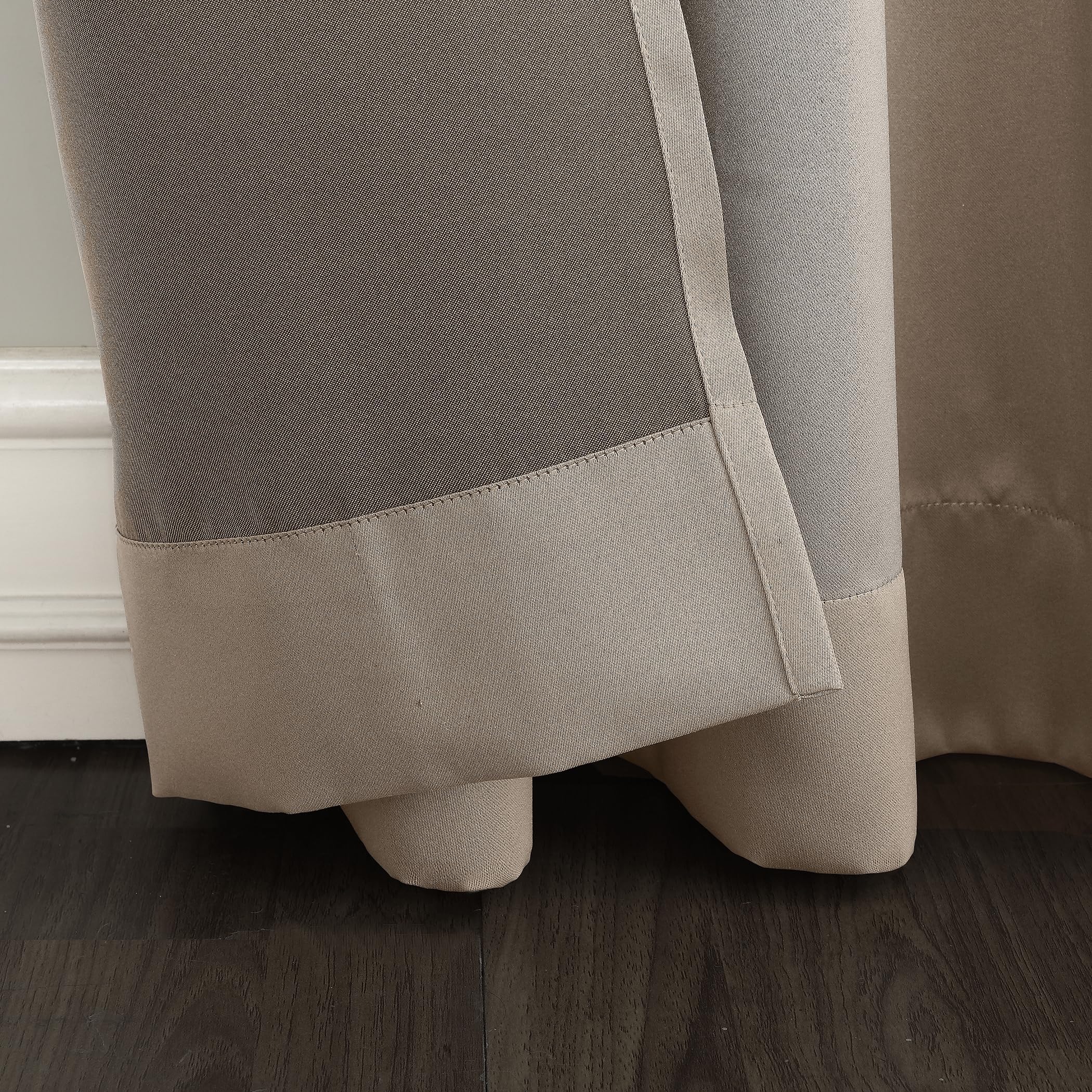 Sun Zero Barrow Energy Efficient Rod Pocket Curtain Panel Pair