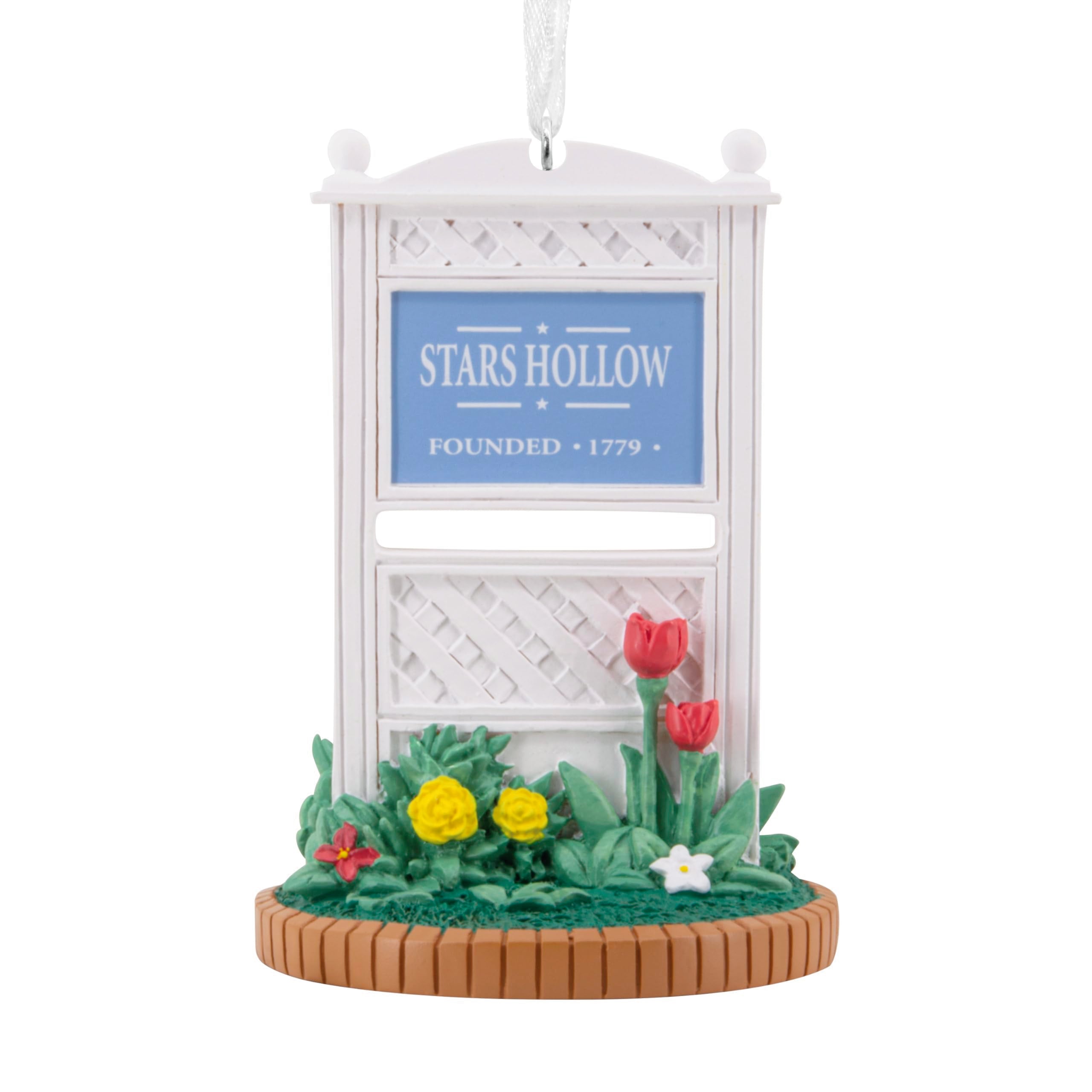 Hallmark Gilmore Girls Stars Hollow Sign Christmas Ornament, TV Show Gifts