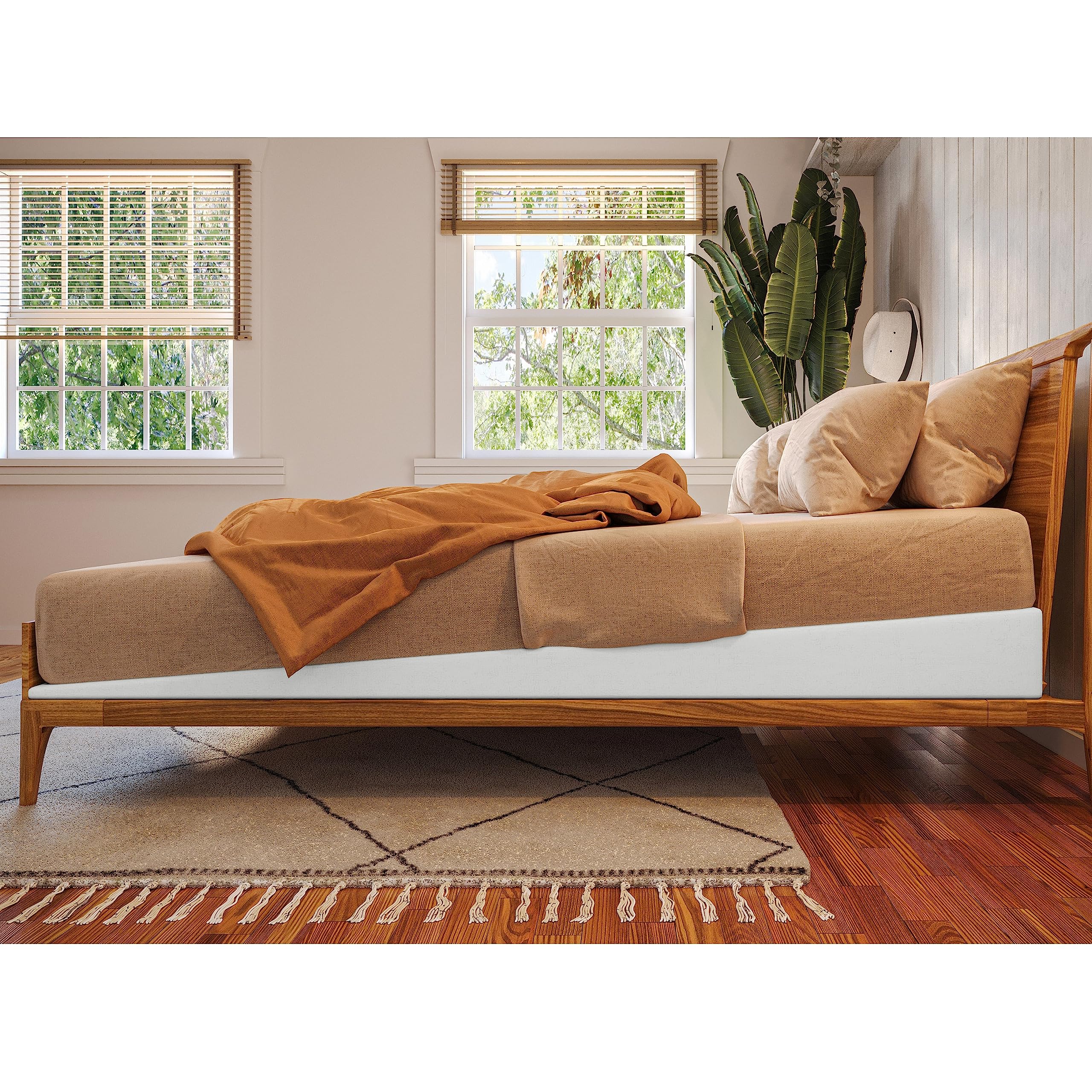 Avana Mattress Elevator - 5-Inch Size - Gentle Incline Under Mattress Support, 5'', Queen