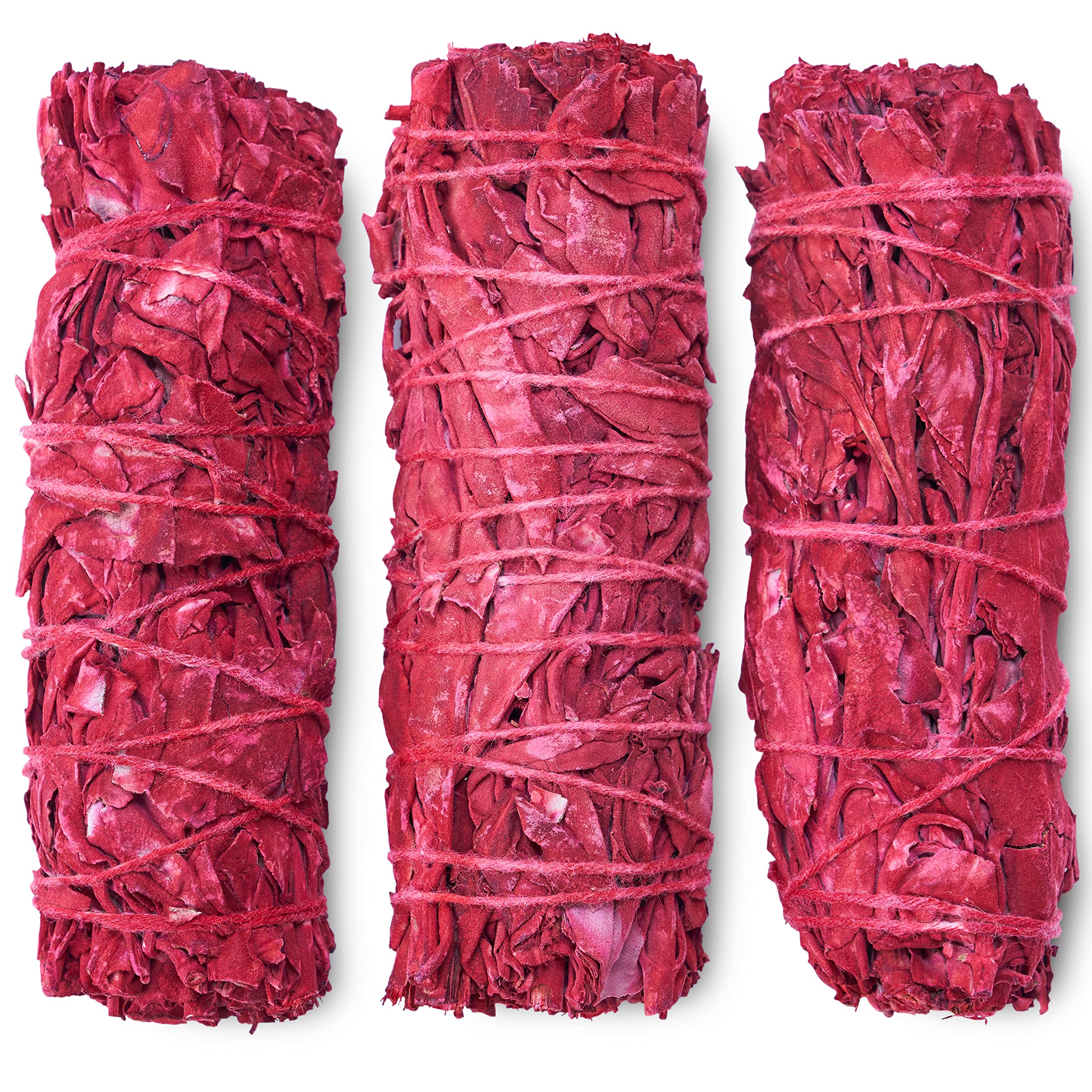 Dragon's Blood Sage Smudge Sticks for Cleansing House  Meditation  Yoga  Negative Energy Cleanse  4 Inch Dragon Blood Sage Bundles (6)