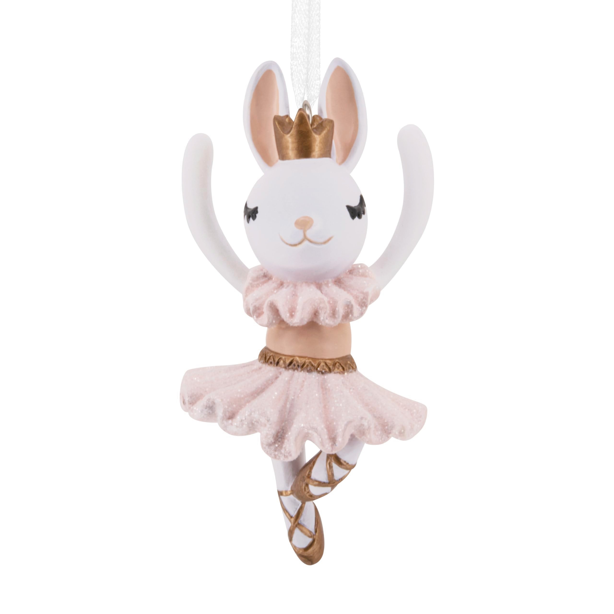 Hallmark Ballerina Bunny Christmas Ornament, Gifts for Dancers
