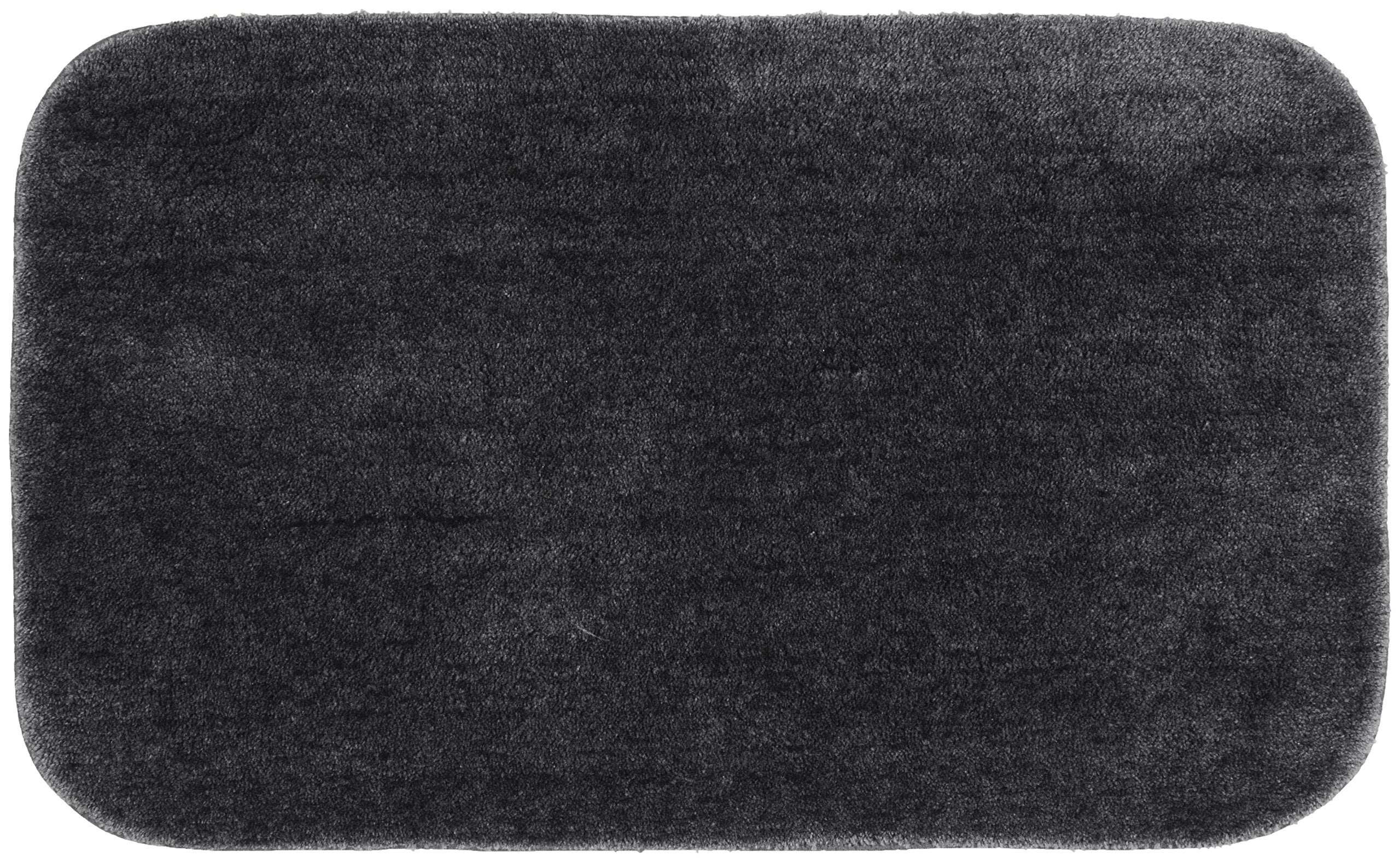 Garland Rug Traditional Bath Rug, 24-Inch By 40-Inch, Dark Gray