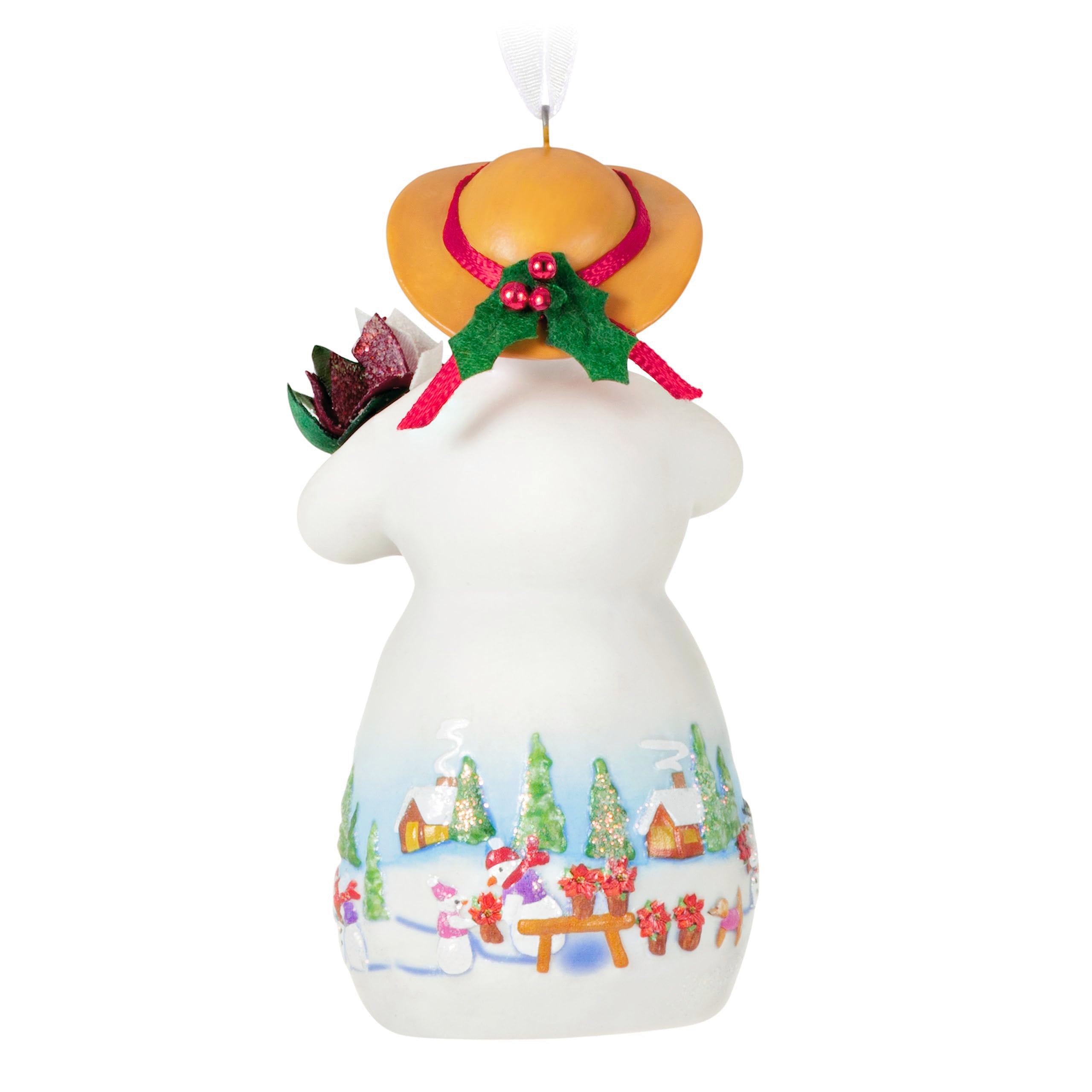 Hallmark Keepsake Christmas Ornament 2023, Snowtop Lodge Terran S. Gardner, Porcelain Ornament, Snowman Gifts