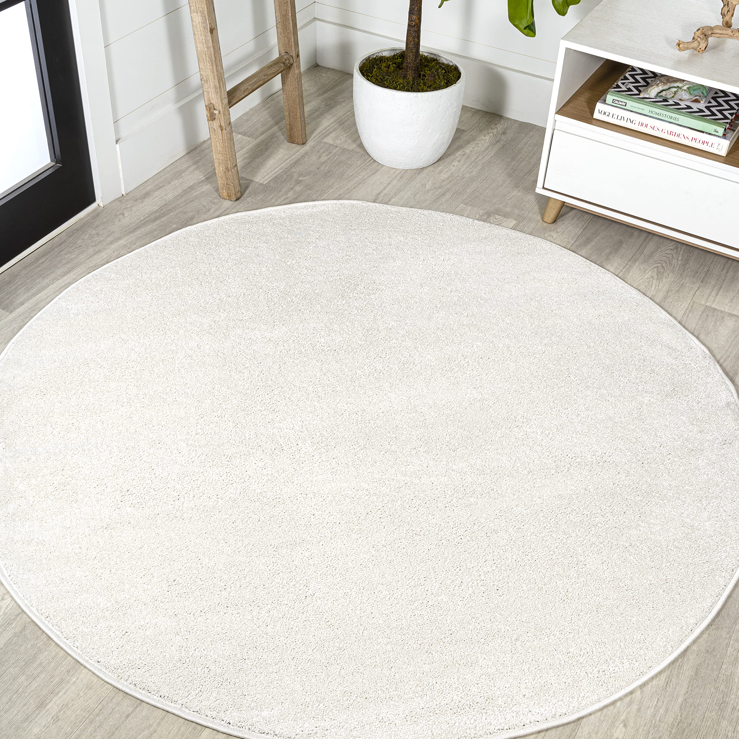 JONATHAN Y SEU100T-8R Haze Solid Low-Pile Indoor Area Rug, Coastal, Bohemian, Minimalist, Classic, Casual for Bedroom,Kitchen,Li