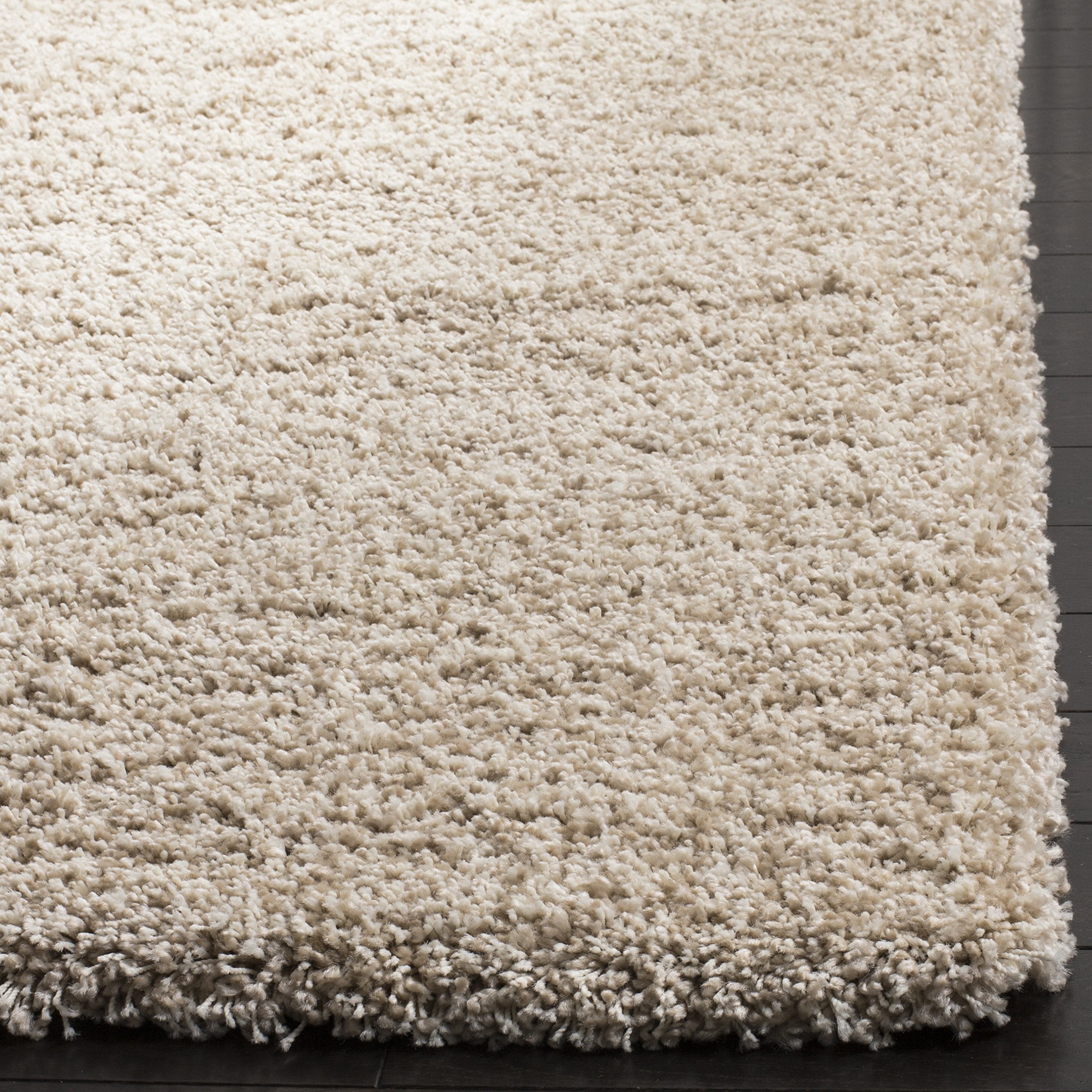 Safavieh California Premium Shag Collection 23 X 11 Beige Sg151 Non-Shedding Living Room Bedroom Dining Room Entryway Plush 2-In