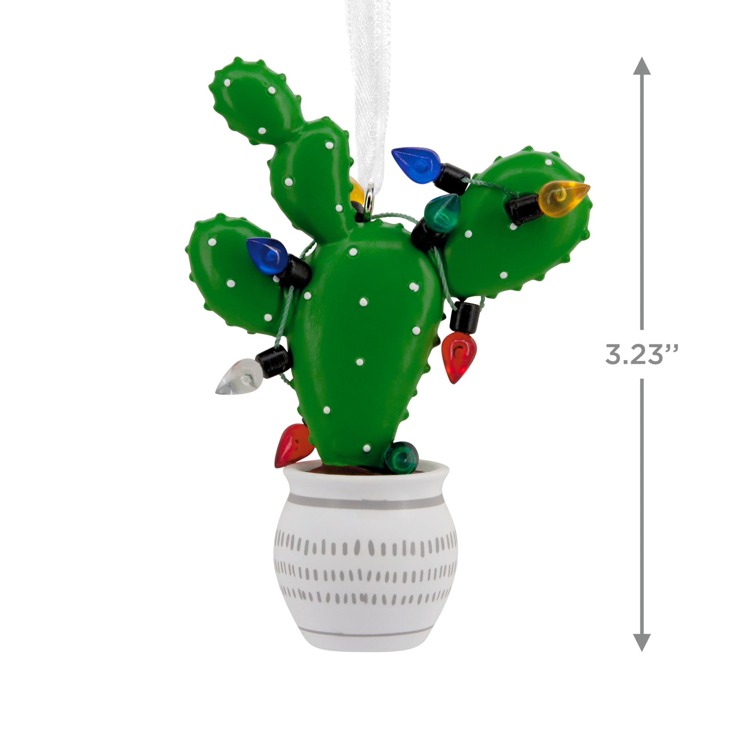 Hallmark Cactus with String Lights Christmas Ornament