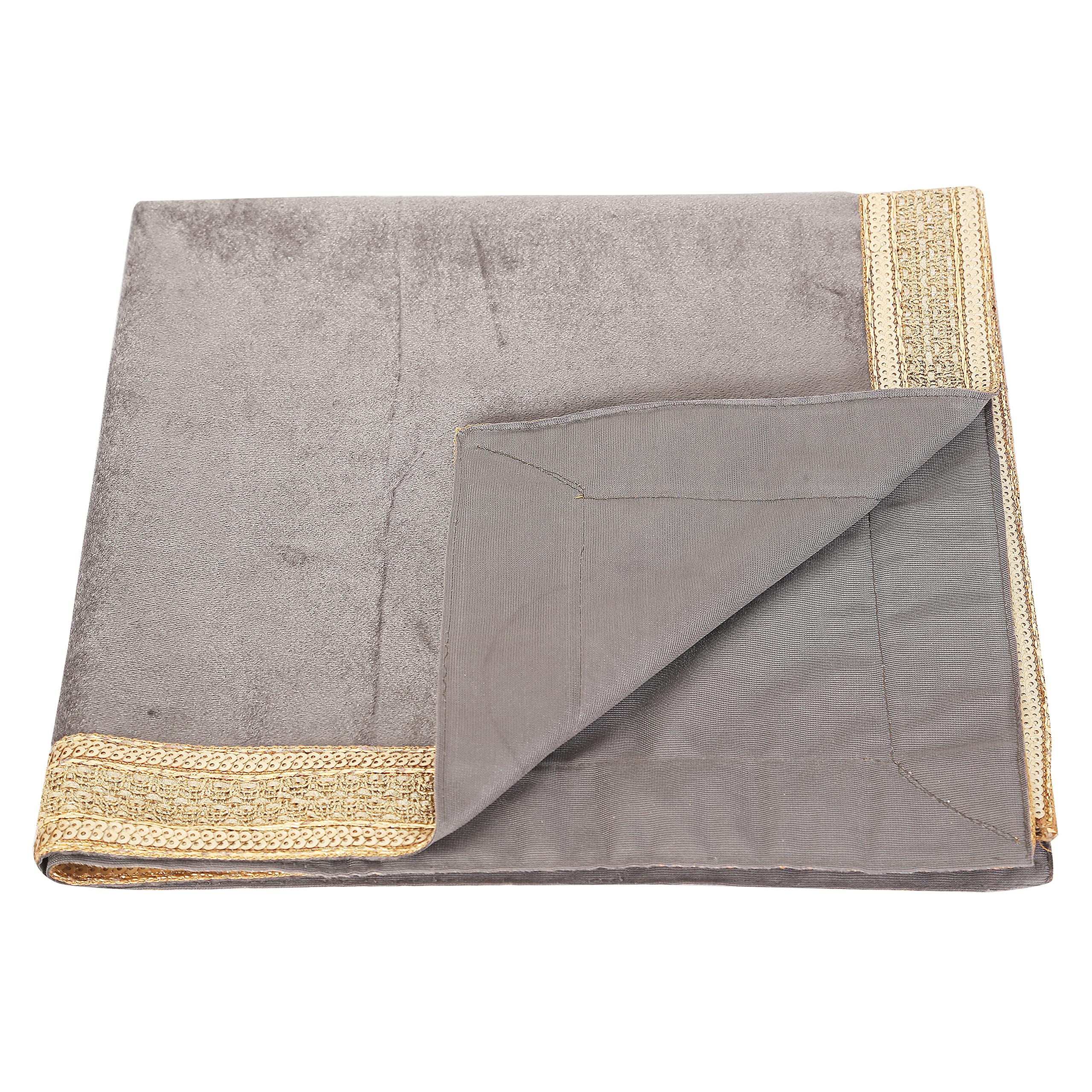 Indian Consigners Altar Cloth 24X24 Inches (24 By 24 Inches (60X60Cm), Silver)