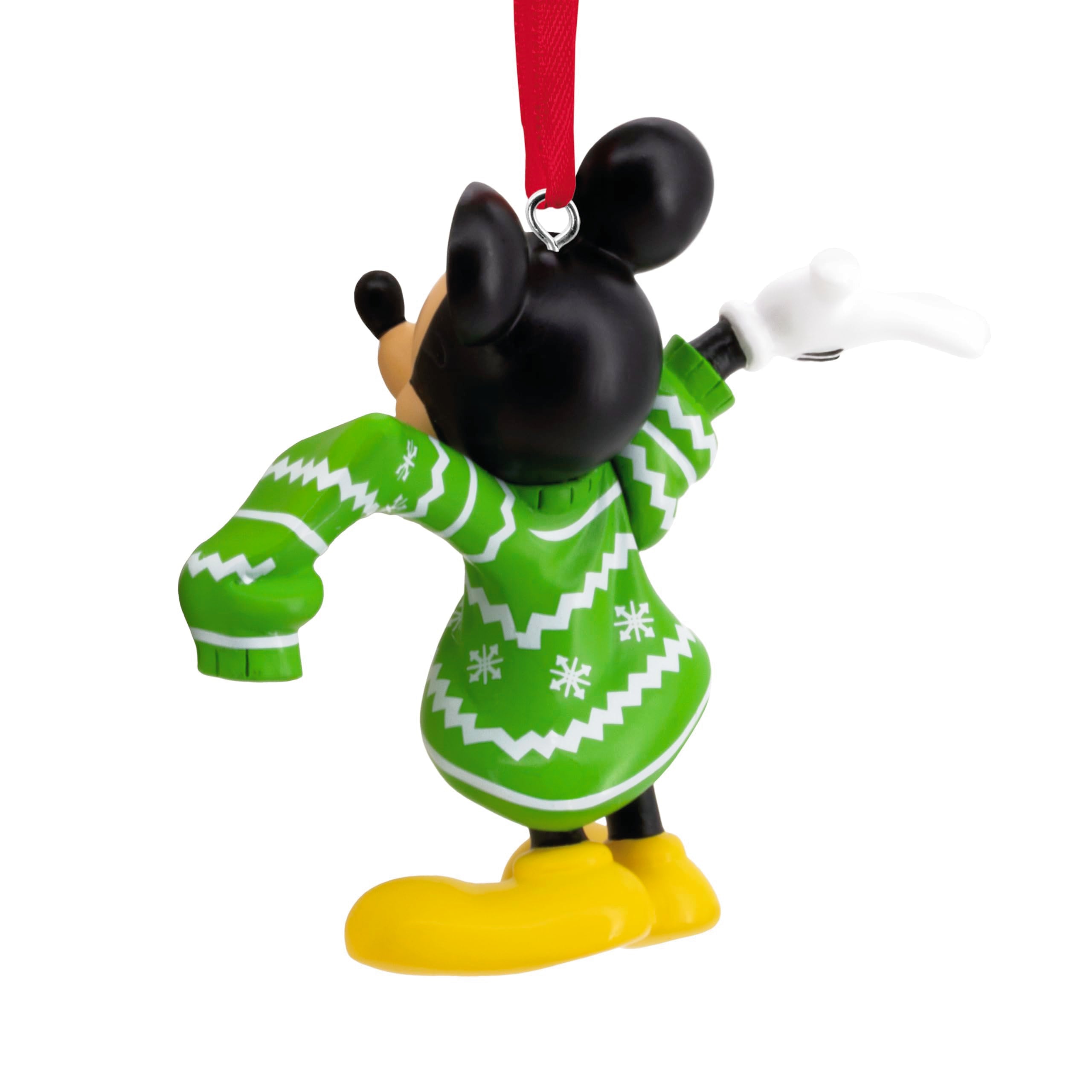 Hallmark Disney Mickey Mouse in Christmas Sweater Christmas Ornament, Gifts for Disney Fans