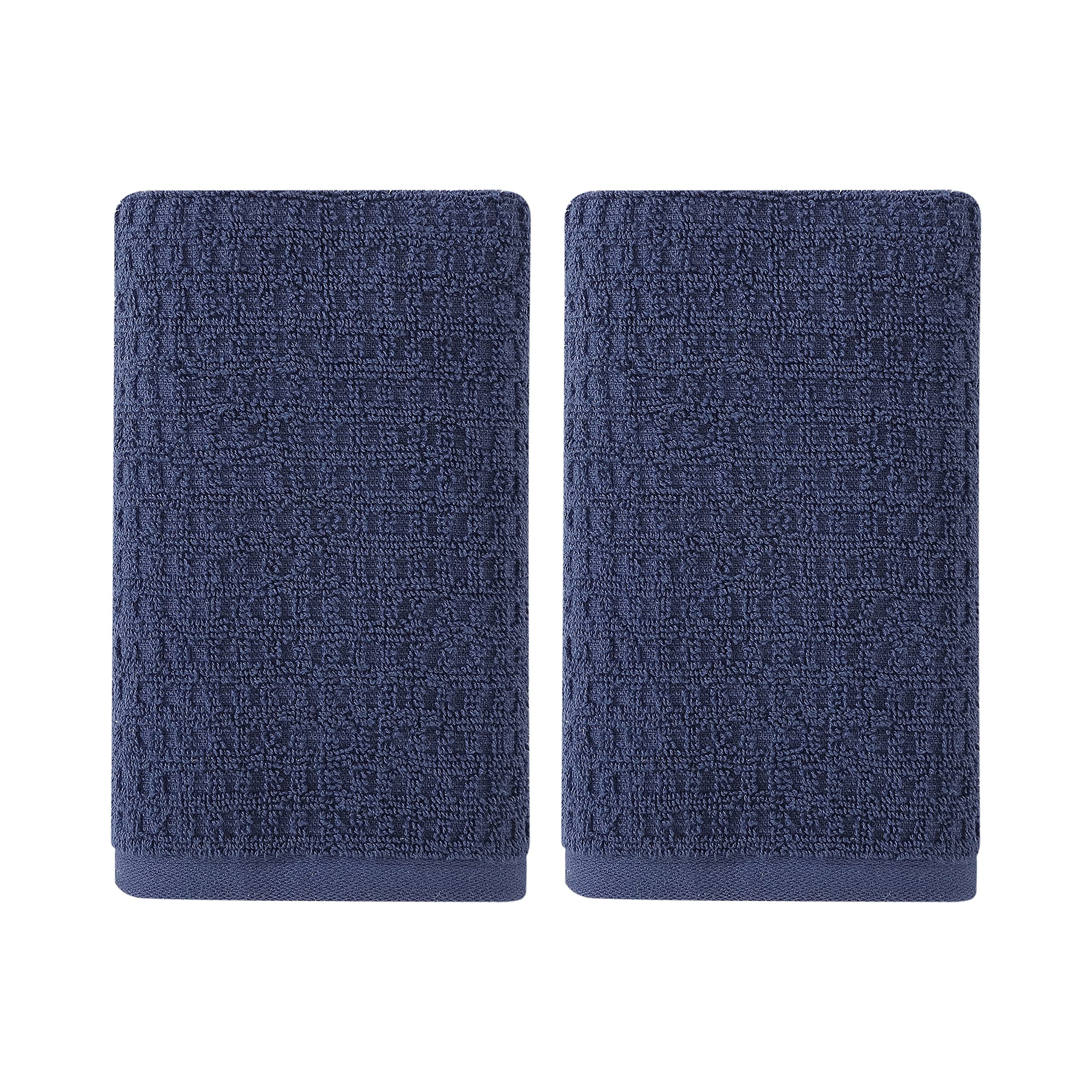 Tommy Bahama- Hand Towel Set, Highly Absorbent Cotton Bathroom Decor, Low Linting & Fade Resistant (Northern Pacific Dark Blue,