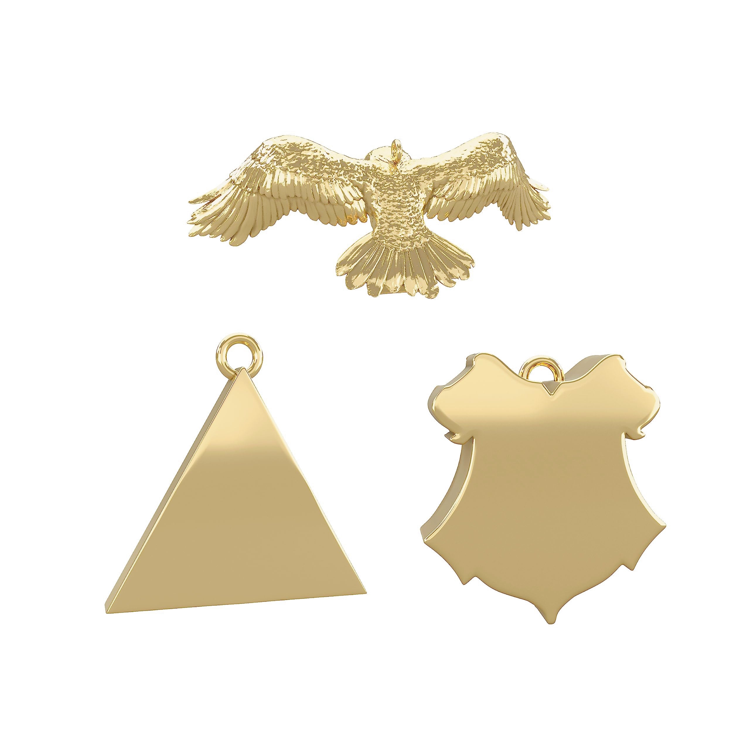 Hallmark Keepsake Miniature Christmas Ornaments 2023, Harry Potter The Wizarding World Metal, Mini Set of 3, Gifts for Harry Pot