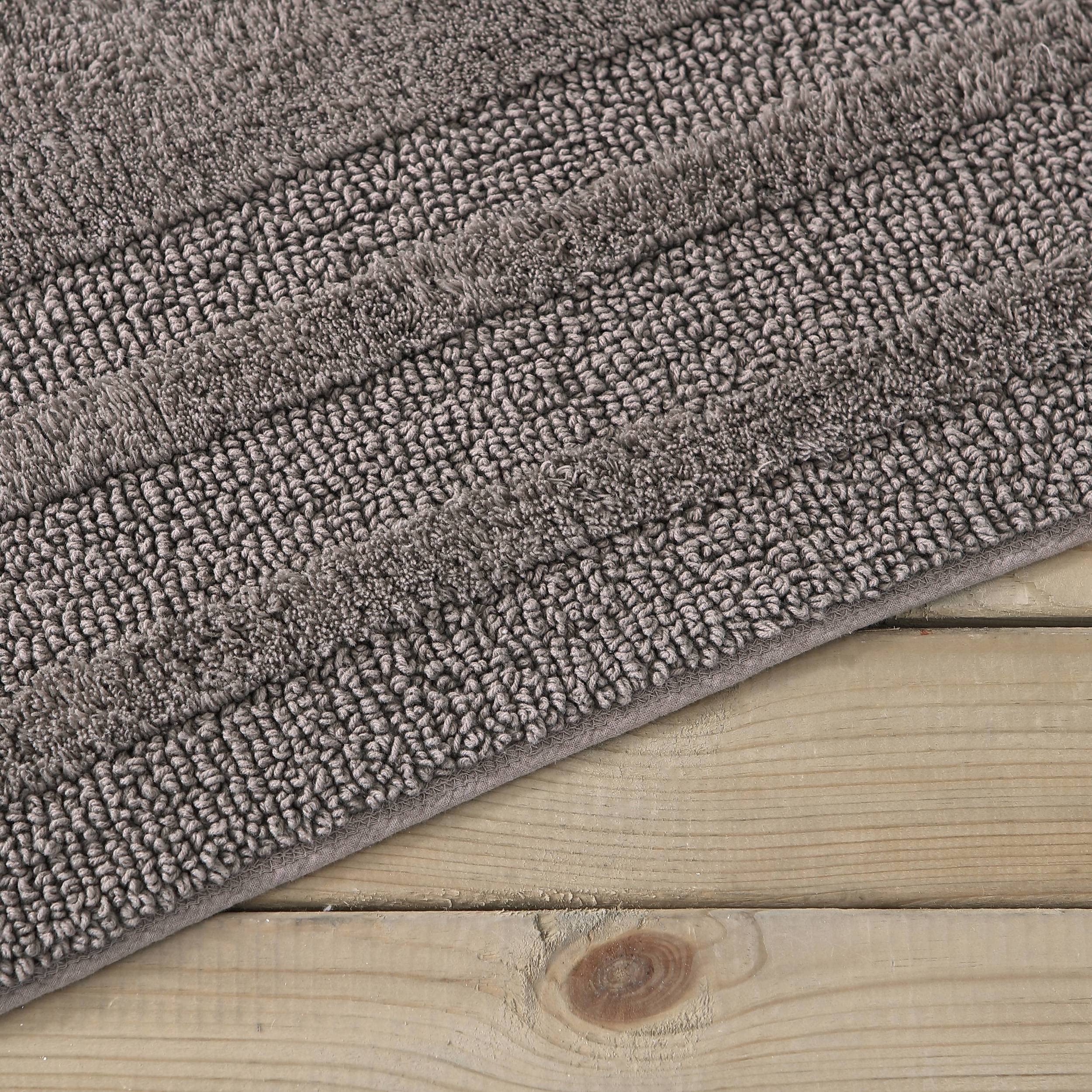 Eddie Bauer - Bathroom Rug Runner, Soft Tufted Cotton Bathroom Decor, Super Absorbent & Quick Dry (Logan Medium Brown, 60'' X 22