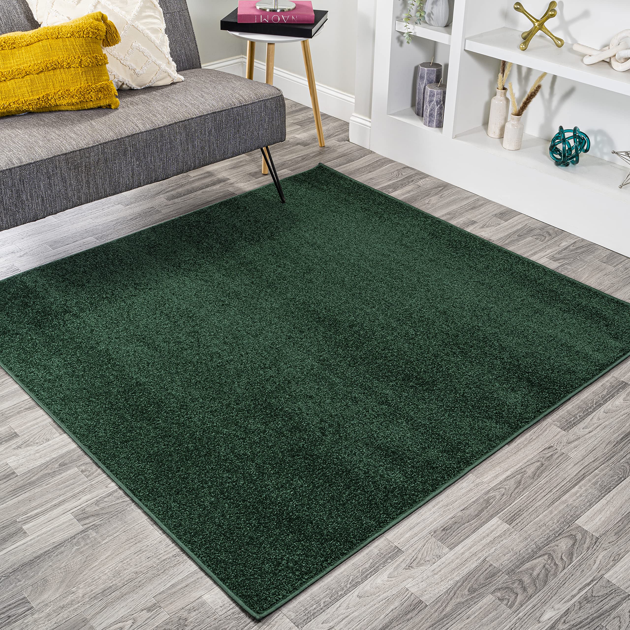JONATHAN Y SEU100L-7SQ Haze Solid Low-Pile Indoor Area Rug, Coastal, Bohemian, Minimalist, Classic, Casual for Bedroom,Kitchen,L