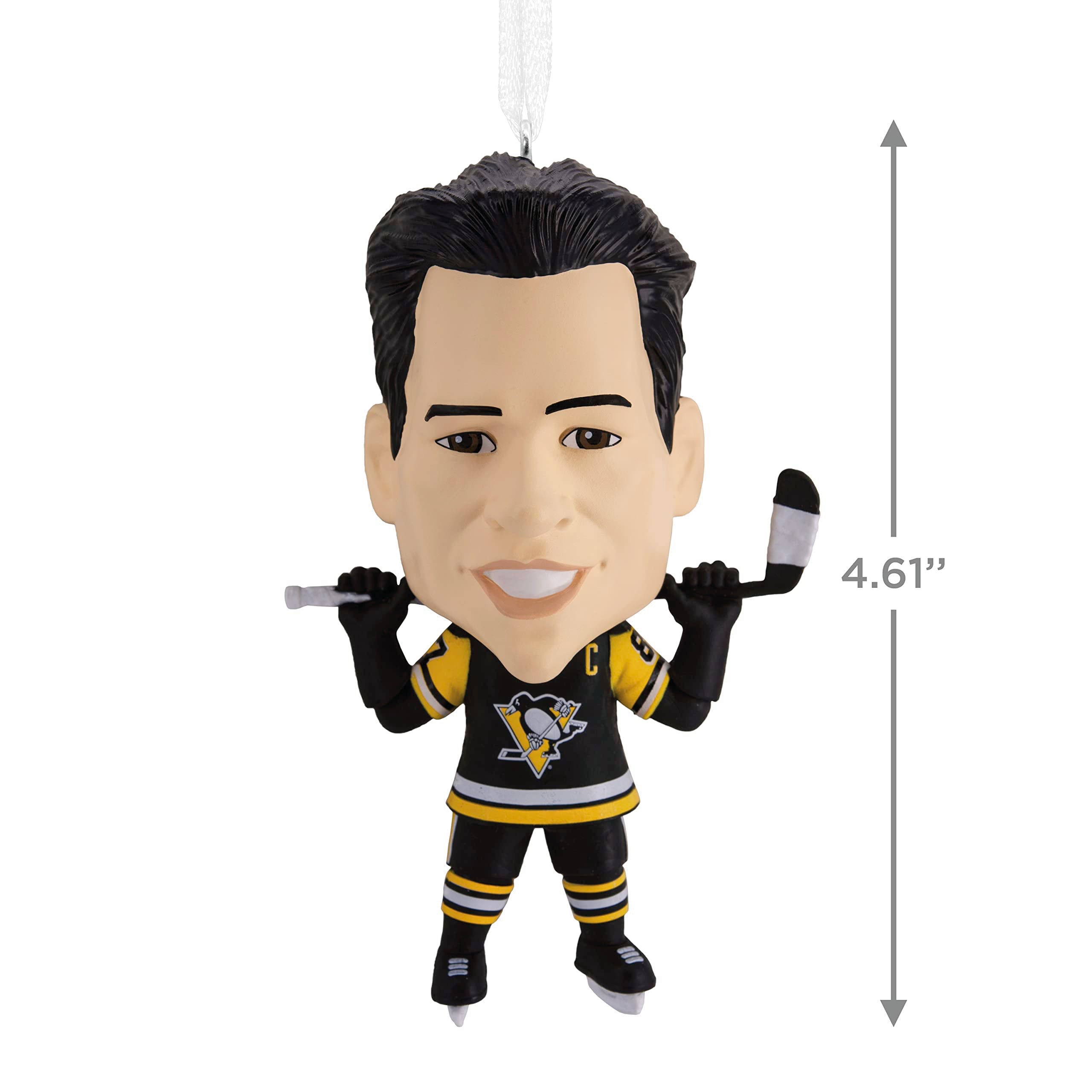Hallmark NHL Pittsburgh Penguins Sidney Crosby Bouncing Buddy Christmas Ornament