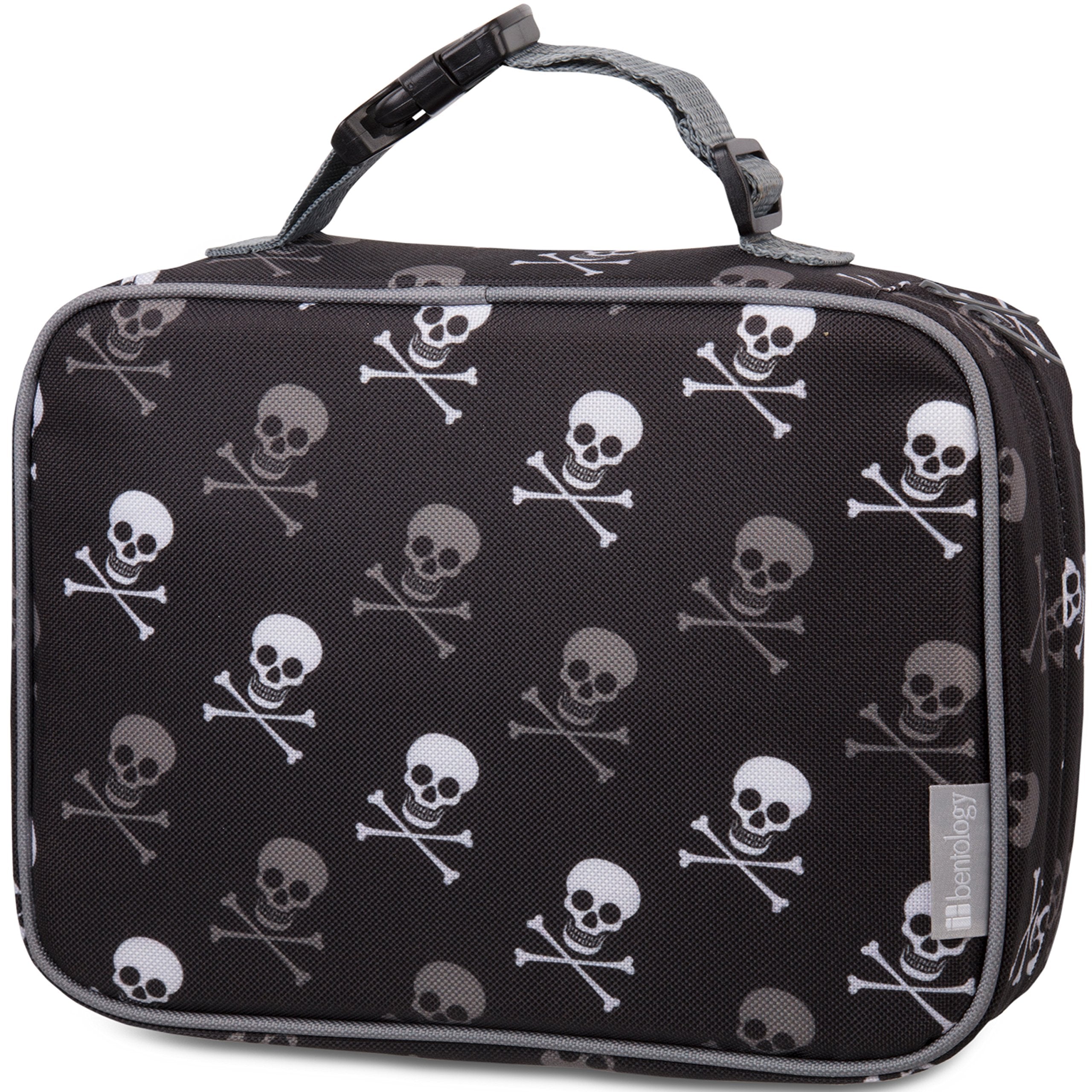 Entology Lunch Bag And Box Set For Kids - Boys Insulated Lunchbox Tote, Bento Box, 5 Containers And Ice Pack - 9 Pieces - Pirate