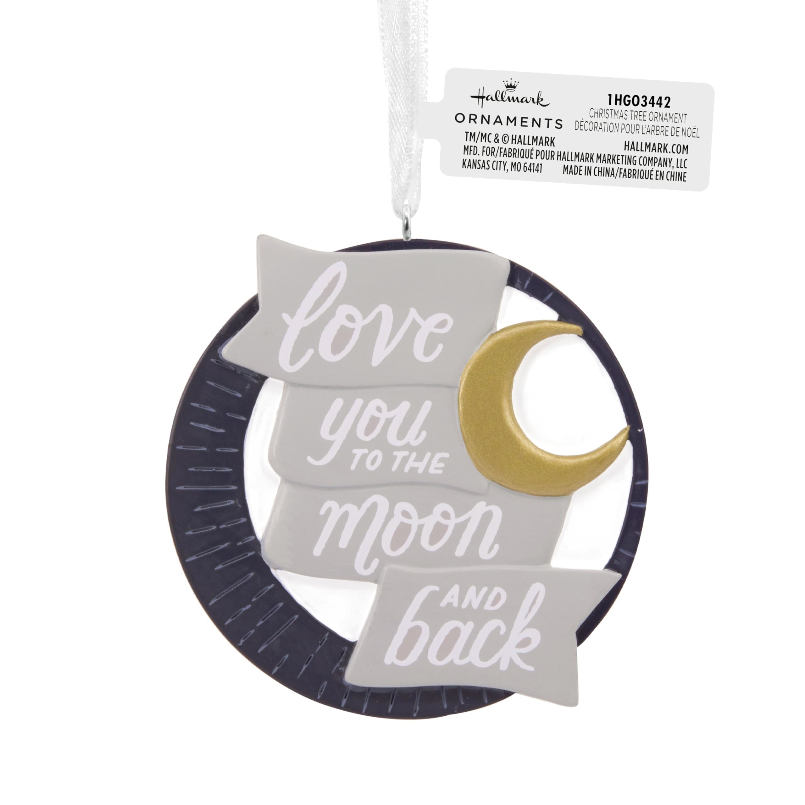 Hallmark Love You to The Moon and Back Christmas Ornament